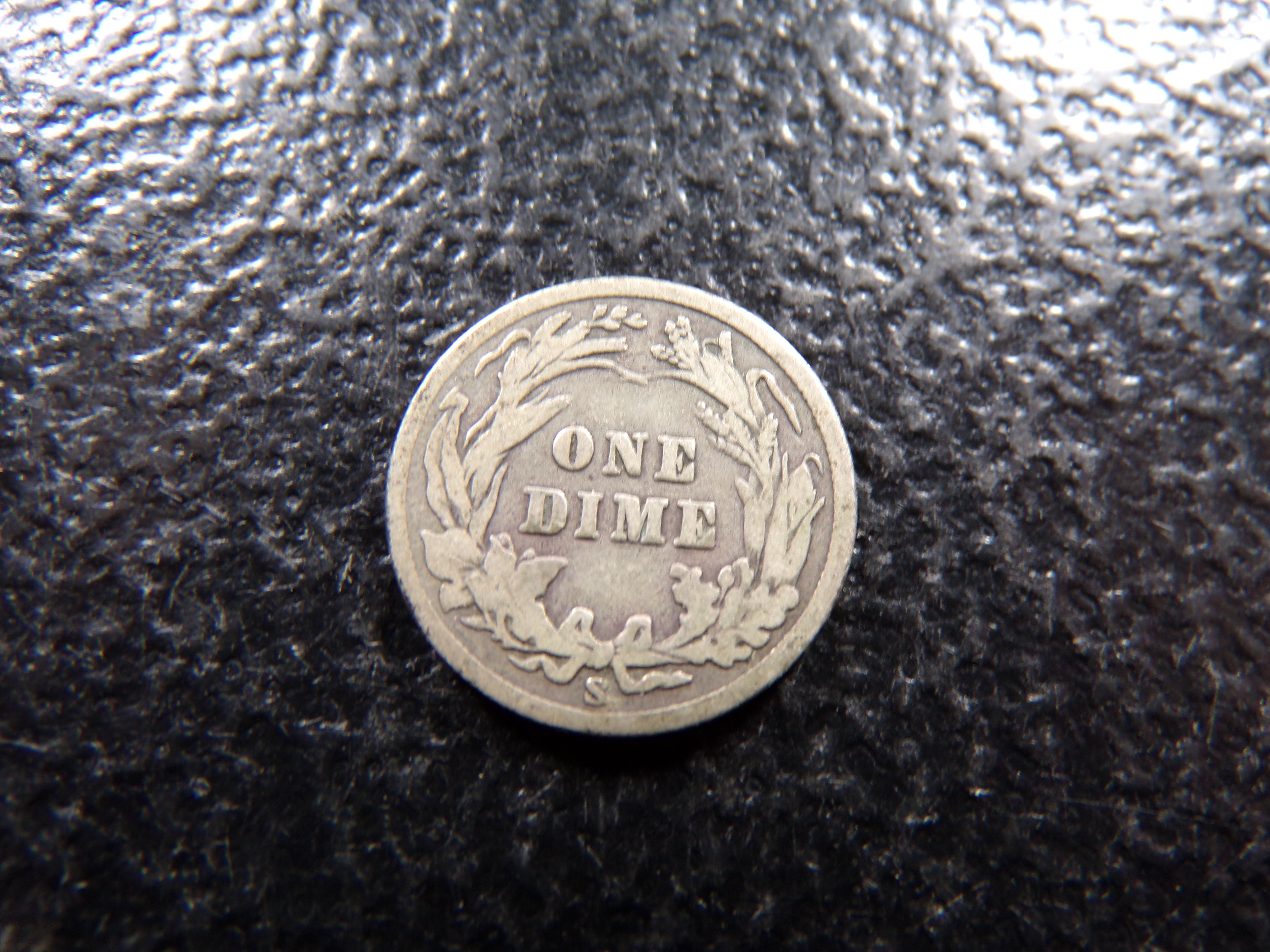 1907-S BARBER SILVER DIME