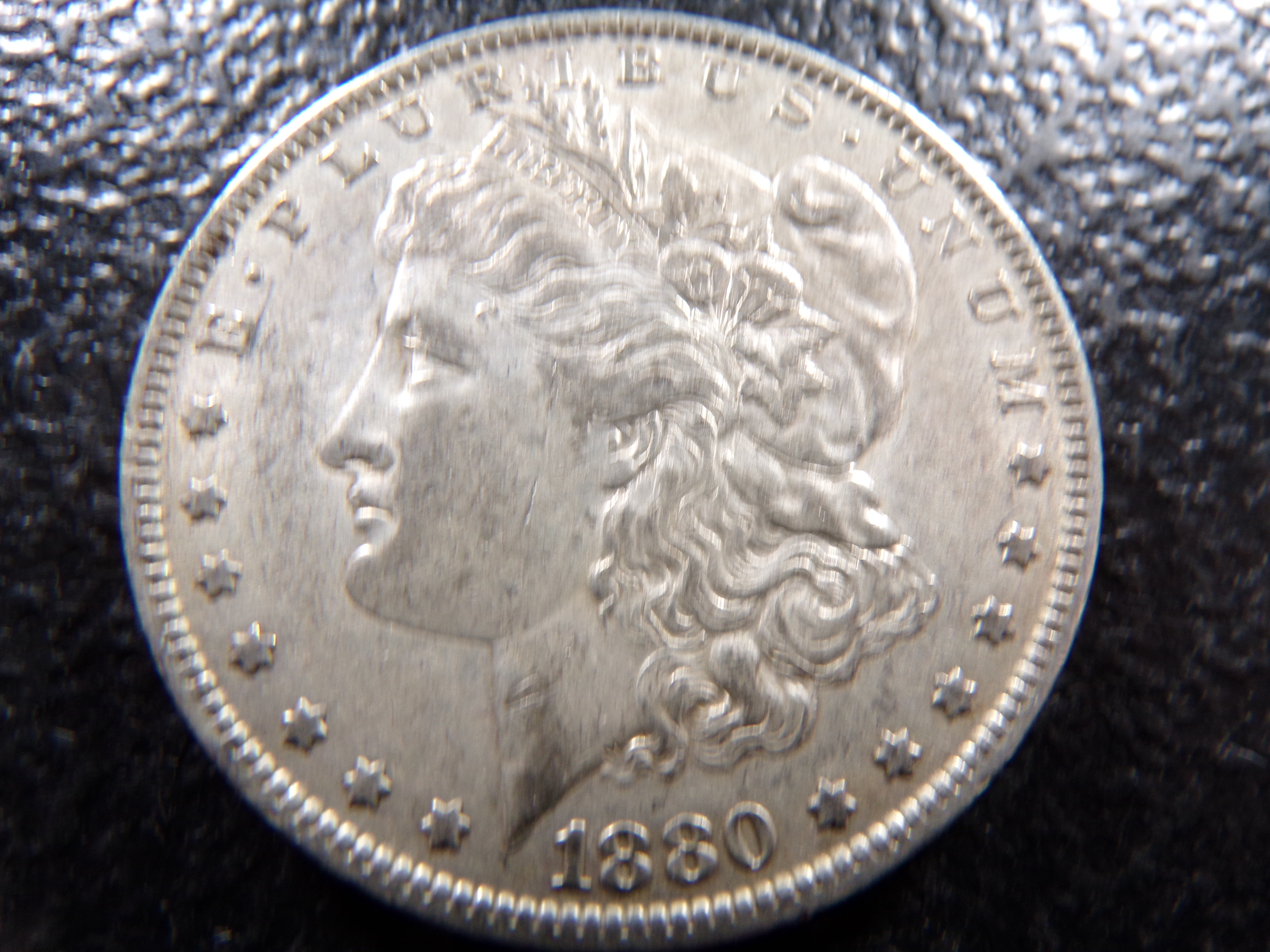 1880-O MORGAN SILVER DOLLAR