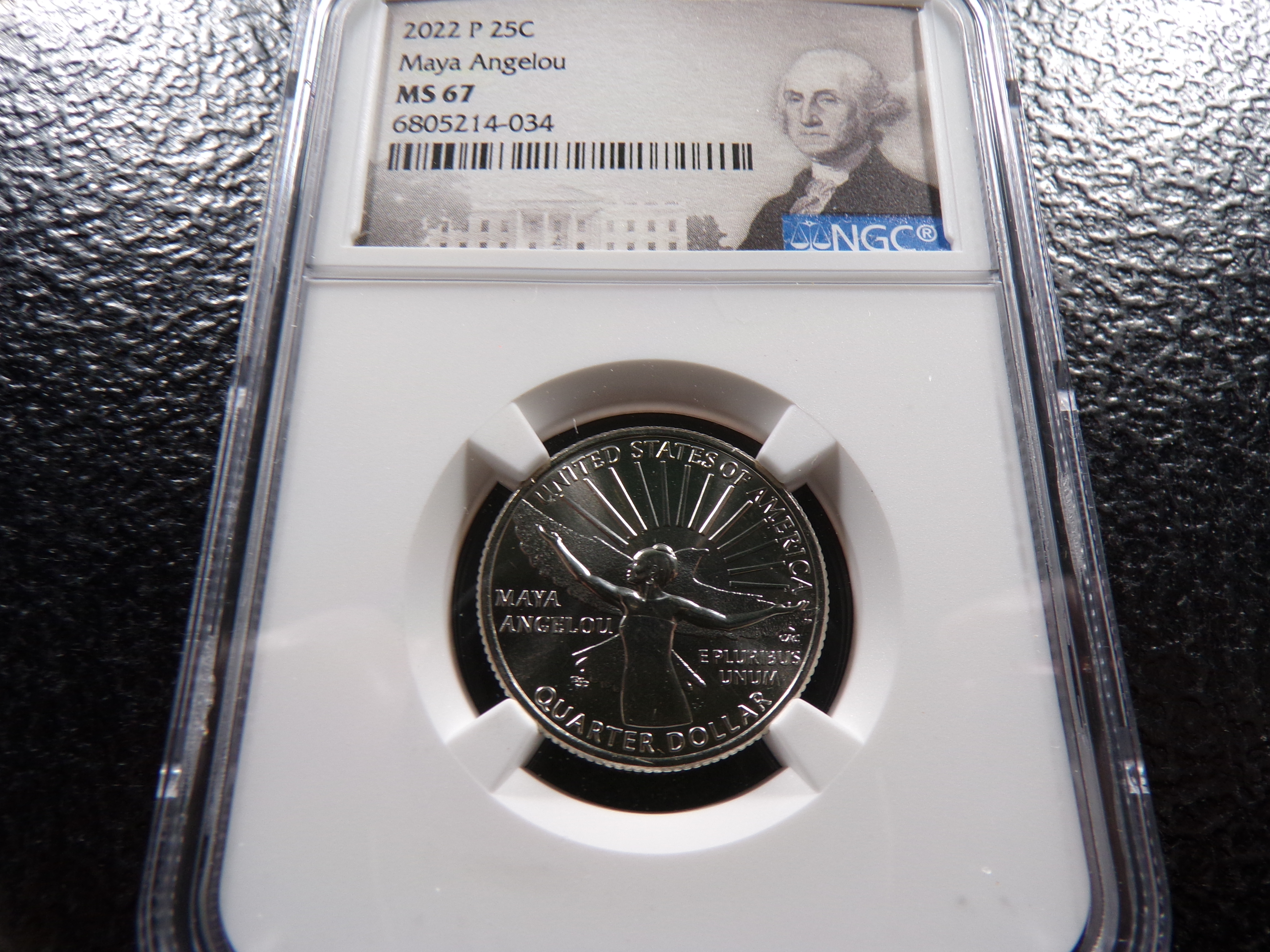 2022-P NGC MS67 MAYA ANGELOU QUARTER