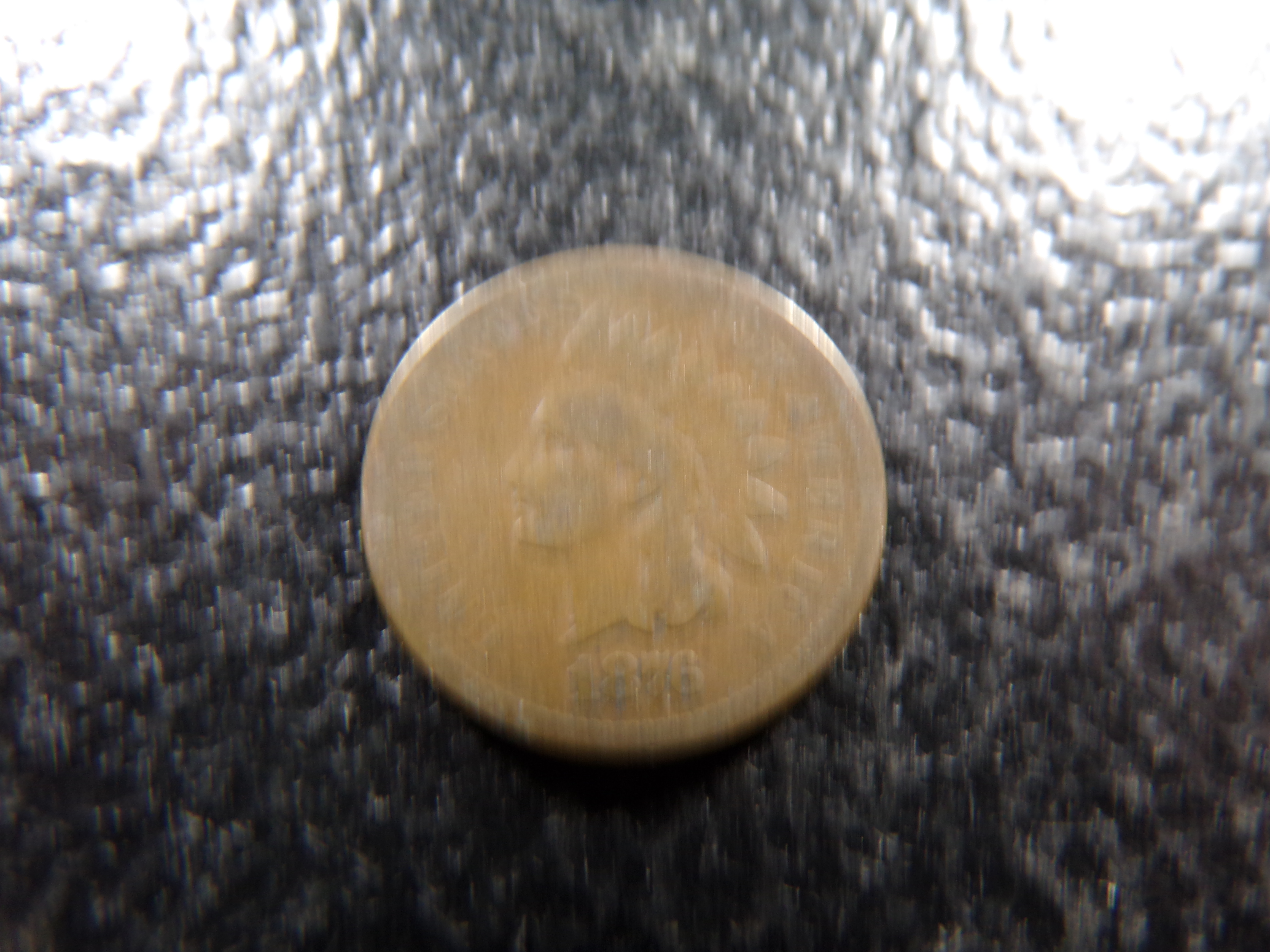 1876 RARE DATE INDIAN HEAD CENT