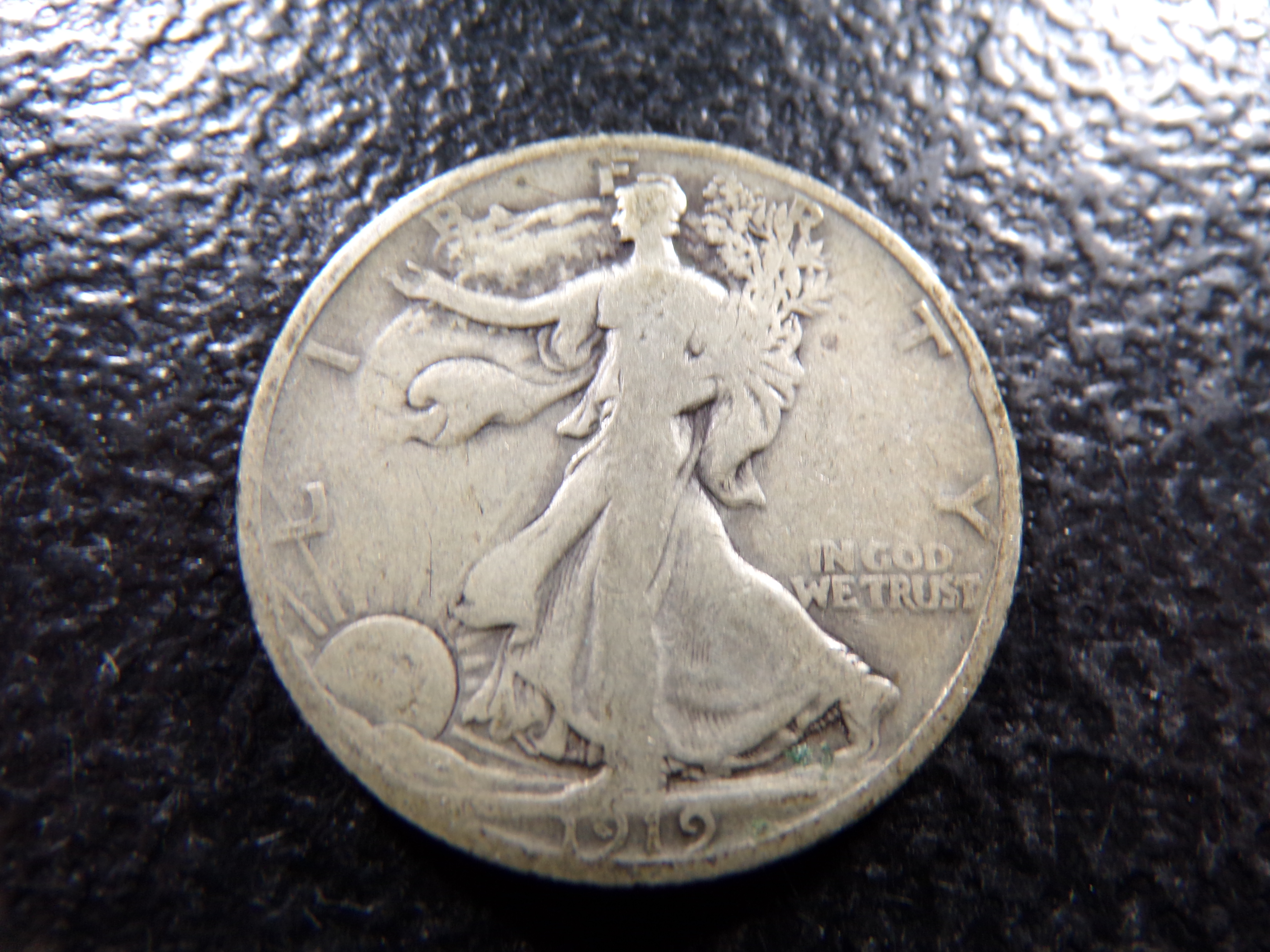 1919 RARE DATE WALKING LIBERTY SILVER HALF DOLLAR
