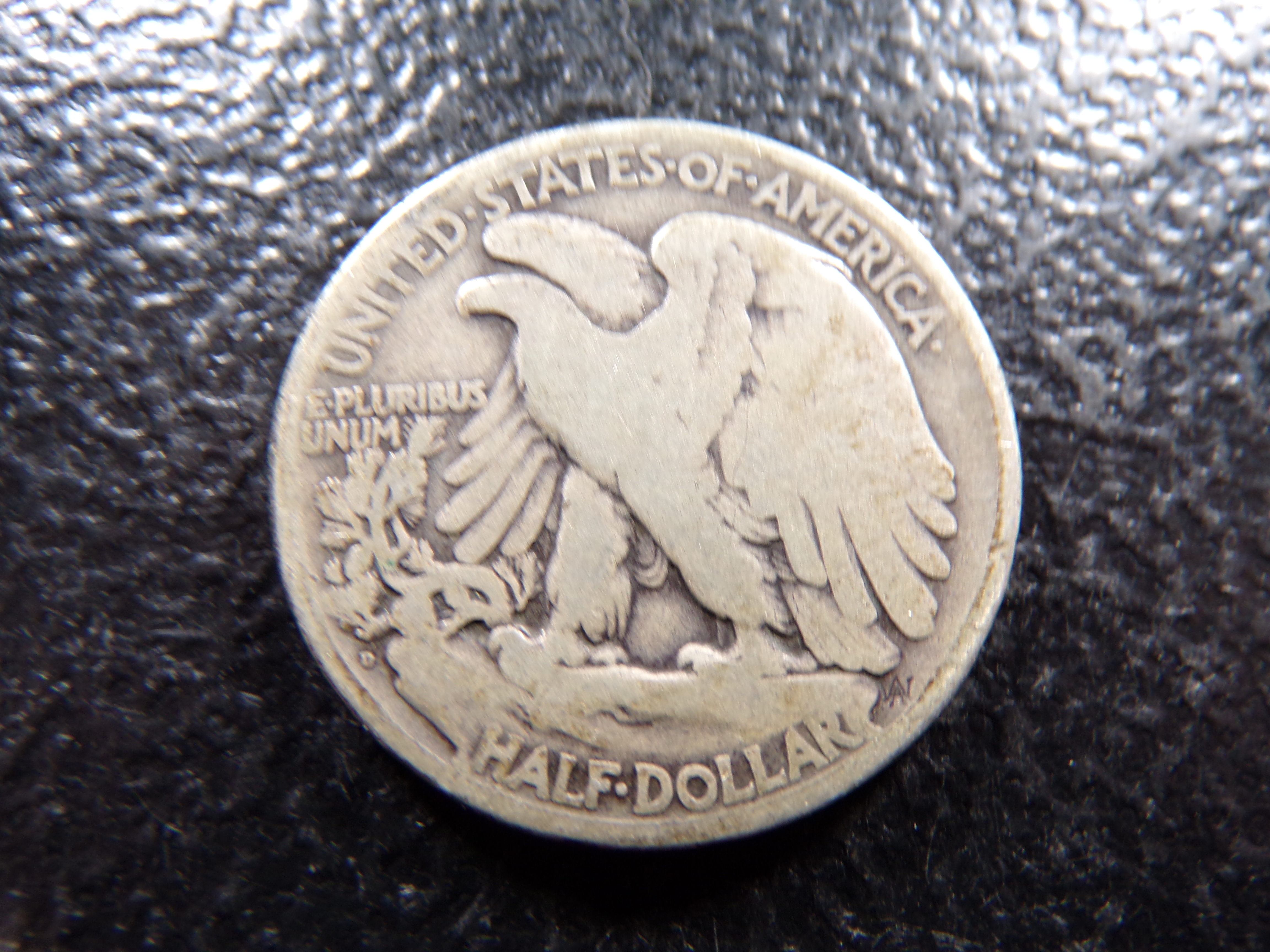 1919-D RARE DATE WALKING LIBERTY SILVER HALF DOLLAR