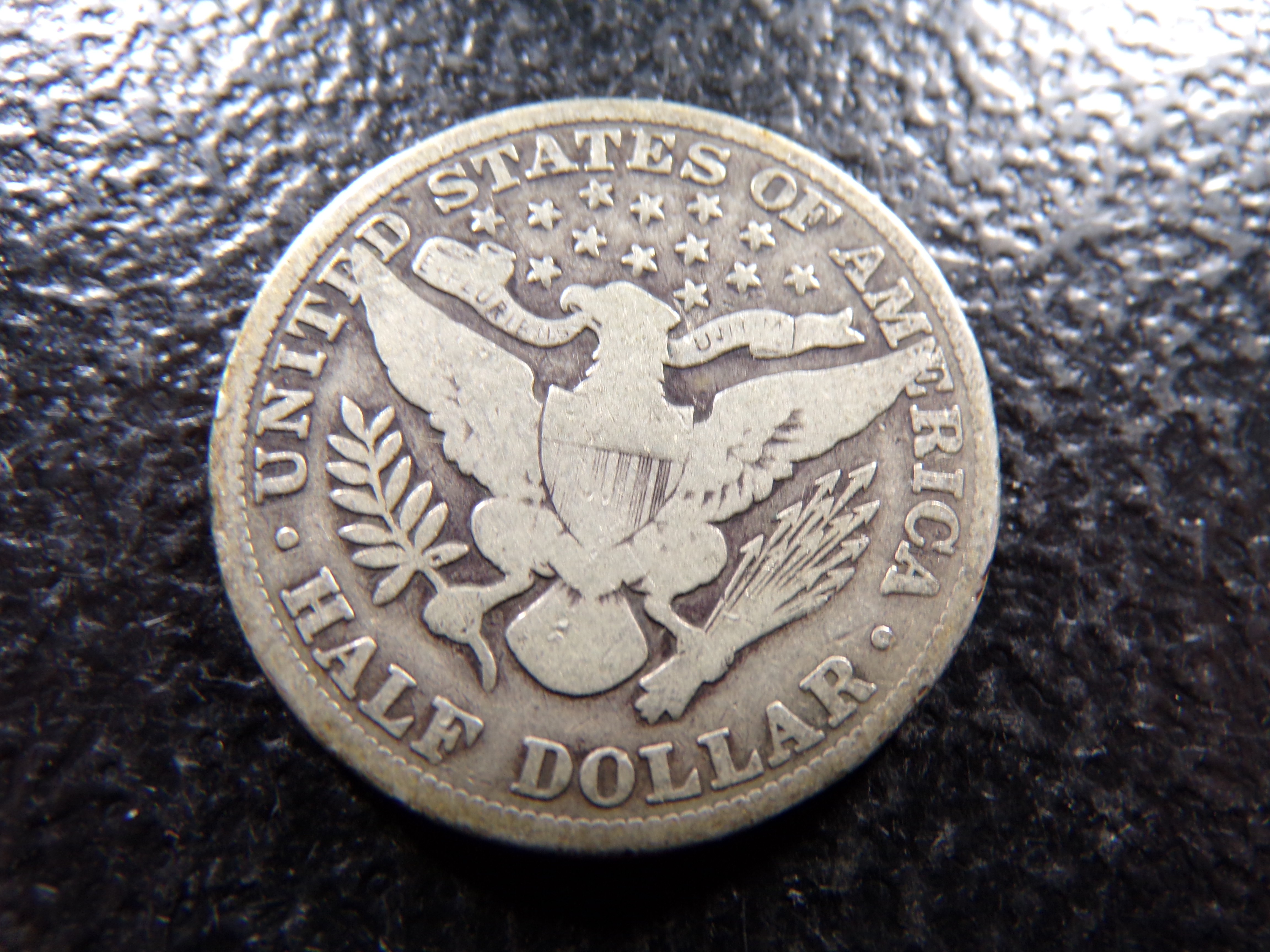 1913 BARBER SILVER HALF DOLLAR