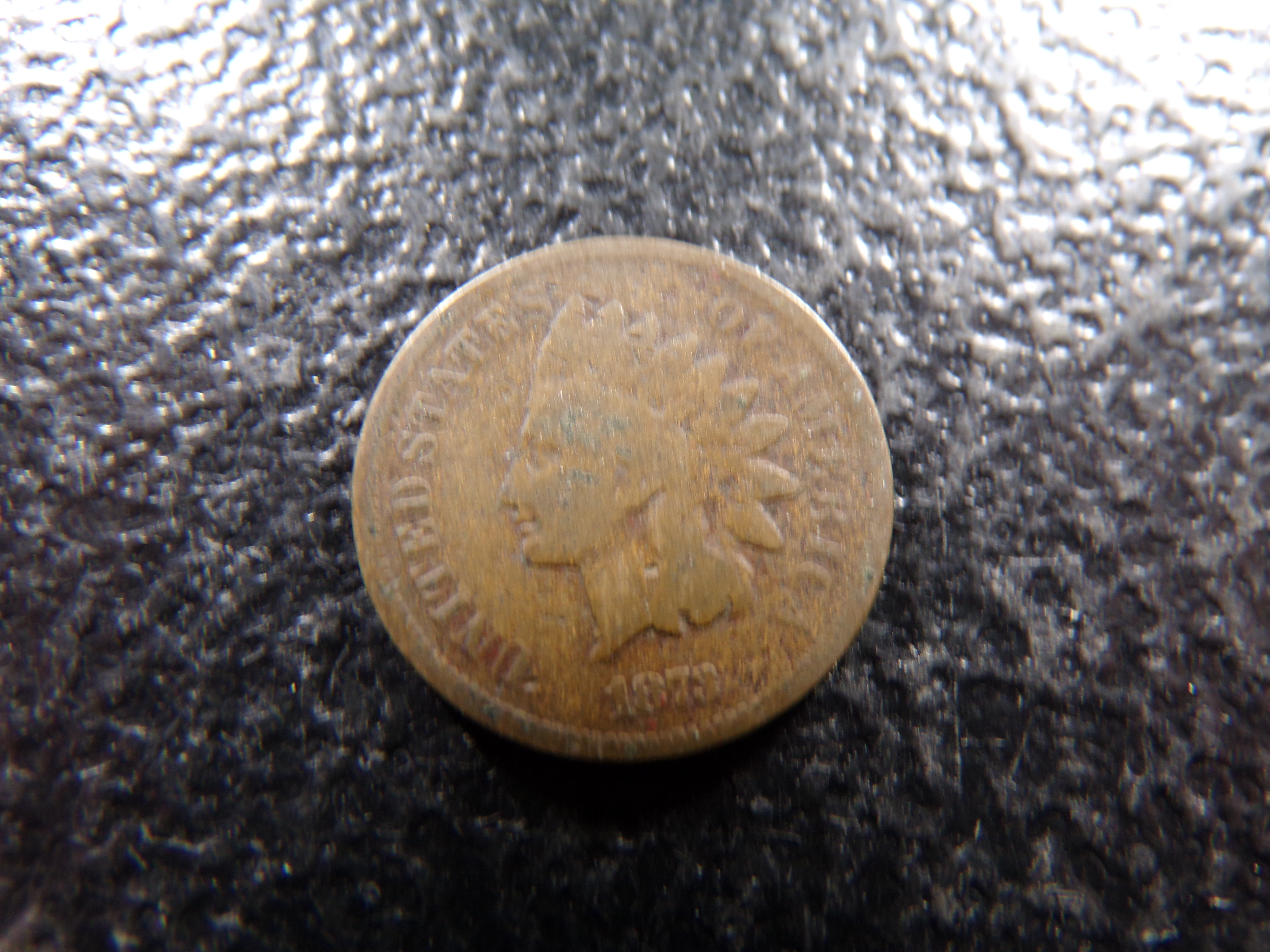 1873 OPEN 3 INDIAN HEAD CENT