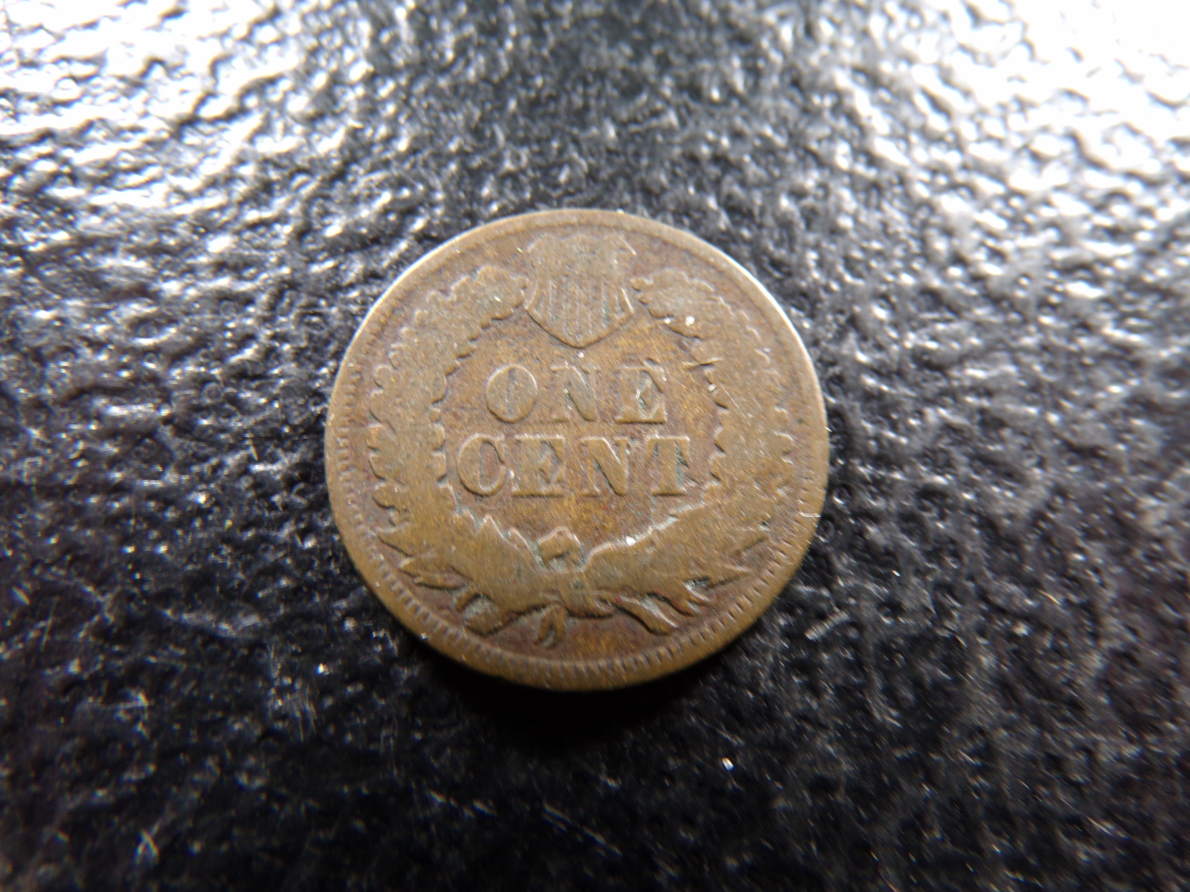 1873 OPEN 3 INDIAN HEAD CENT