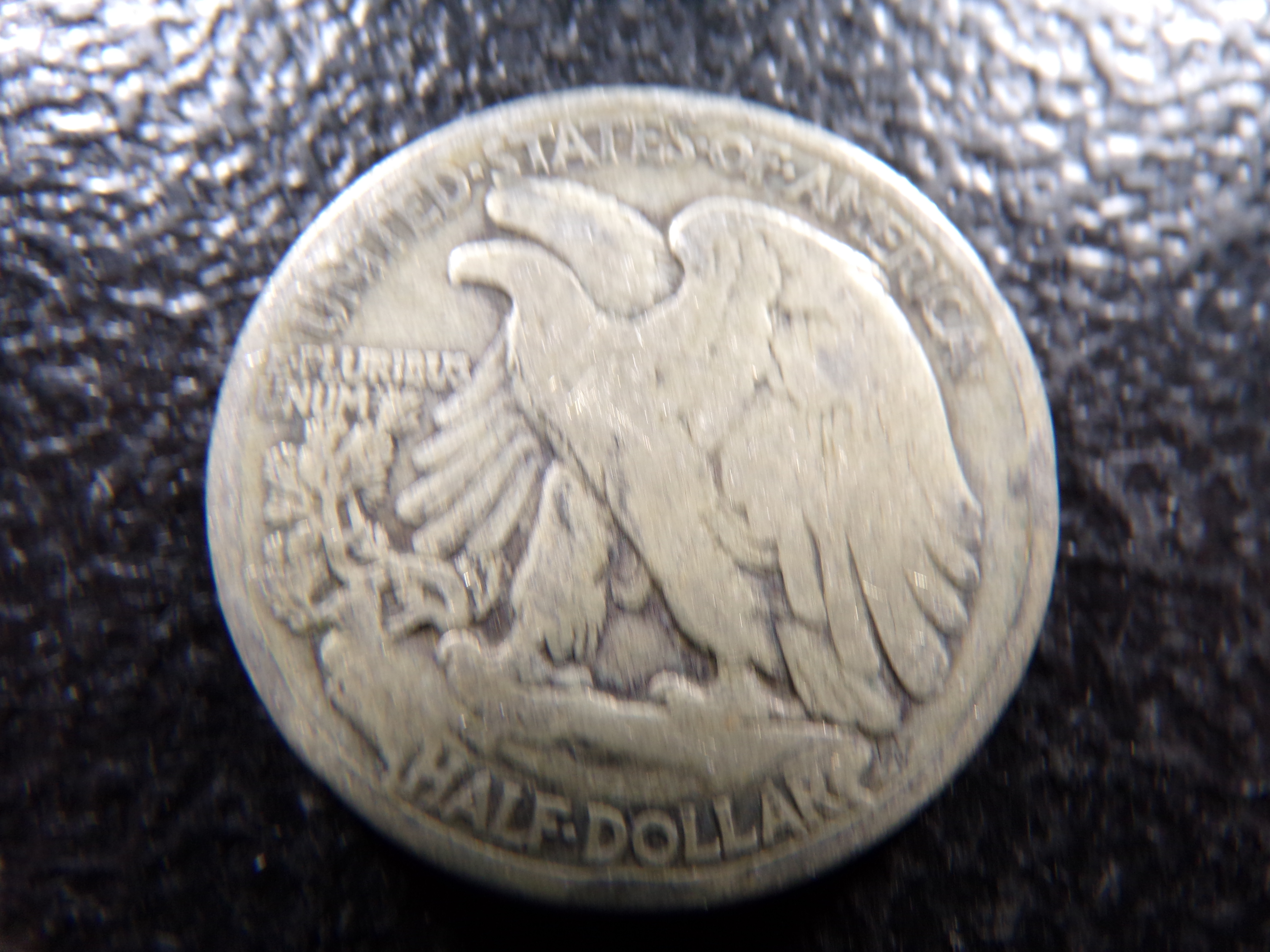 1916-D OBV. RARE DATE WALKING LIBERTY SILVER HALF DOLLAR