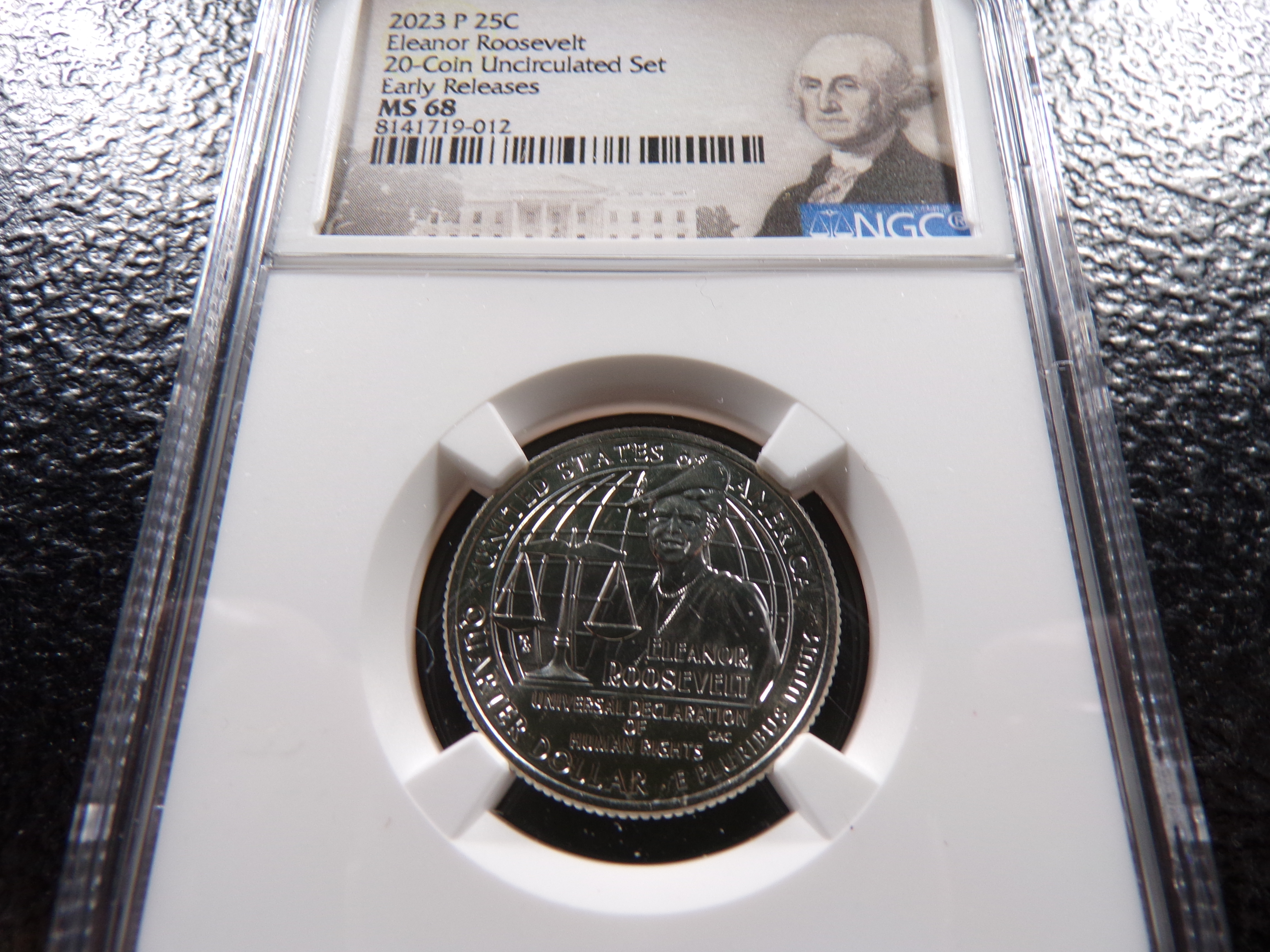 2023-P NGC MS68 ELEANOR ROOSEVELT QUARTER