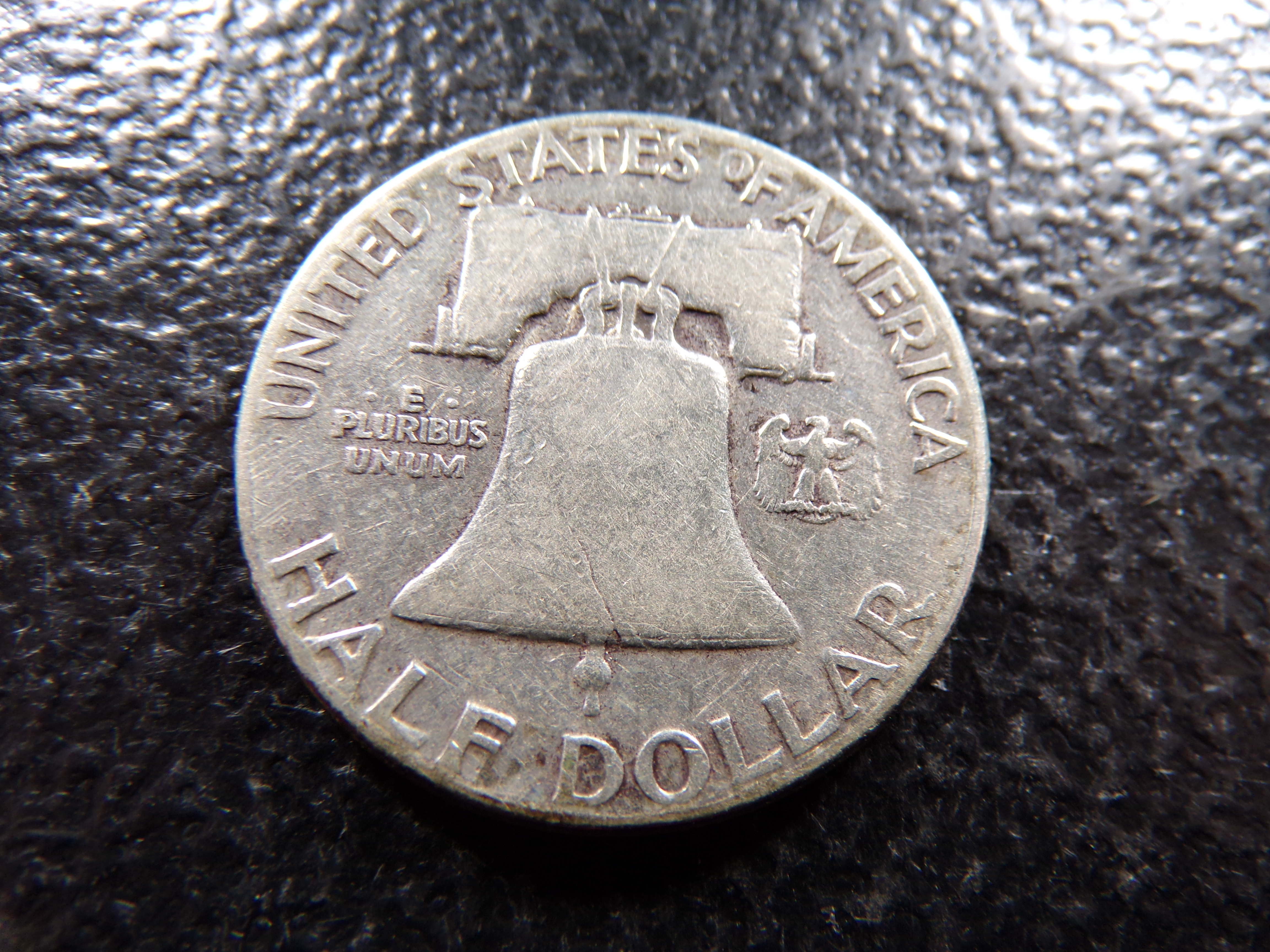 1949 FRANKLIN SILVER HALF DOLLAR