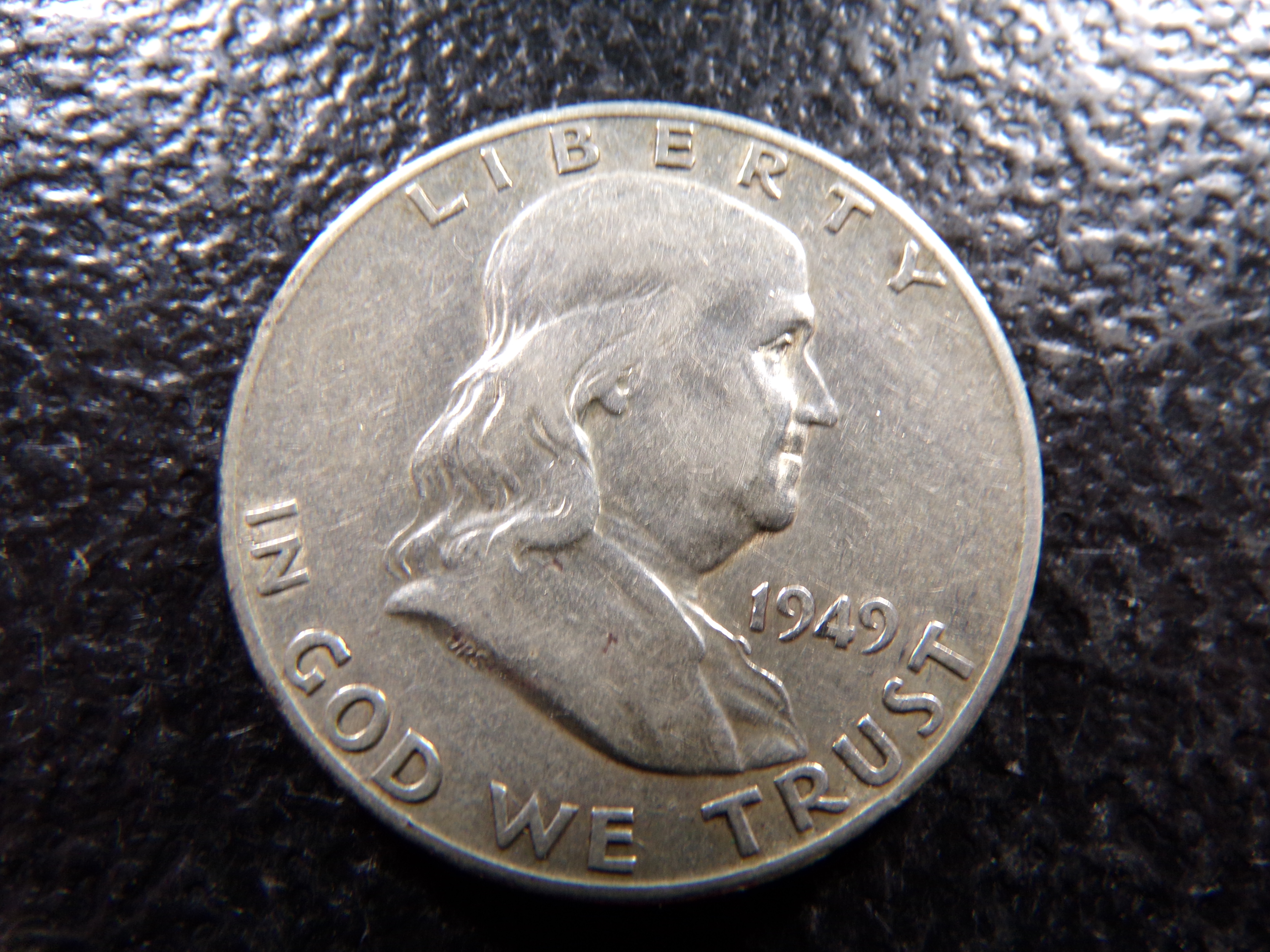 1949-S FRANKLIN SILVER HALF DOLLAR