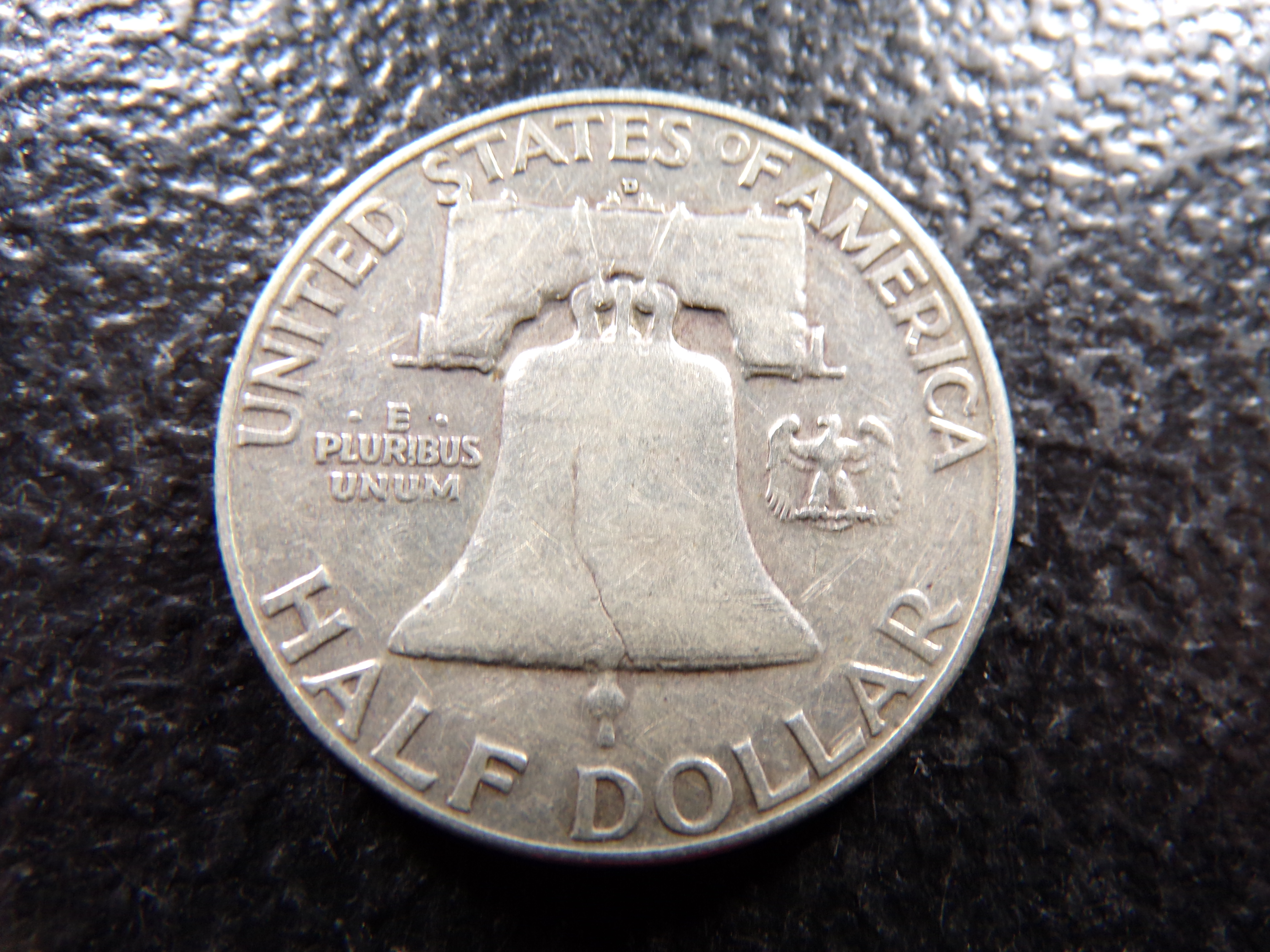 1950-D FRANKLIN SILVER HALF DOLLAR