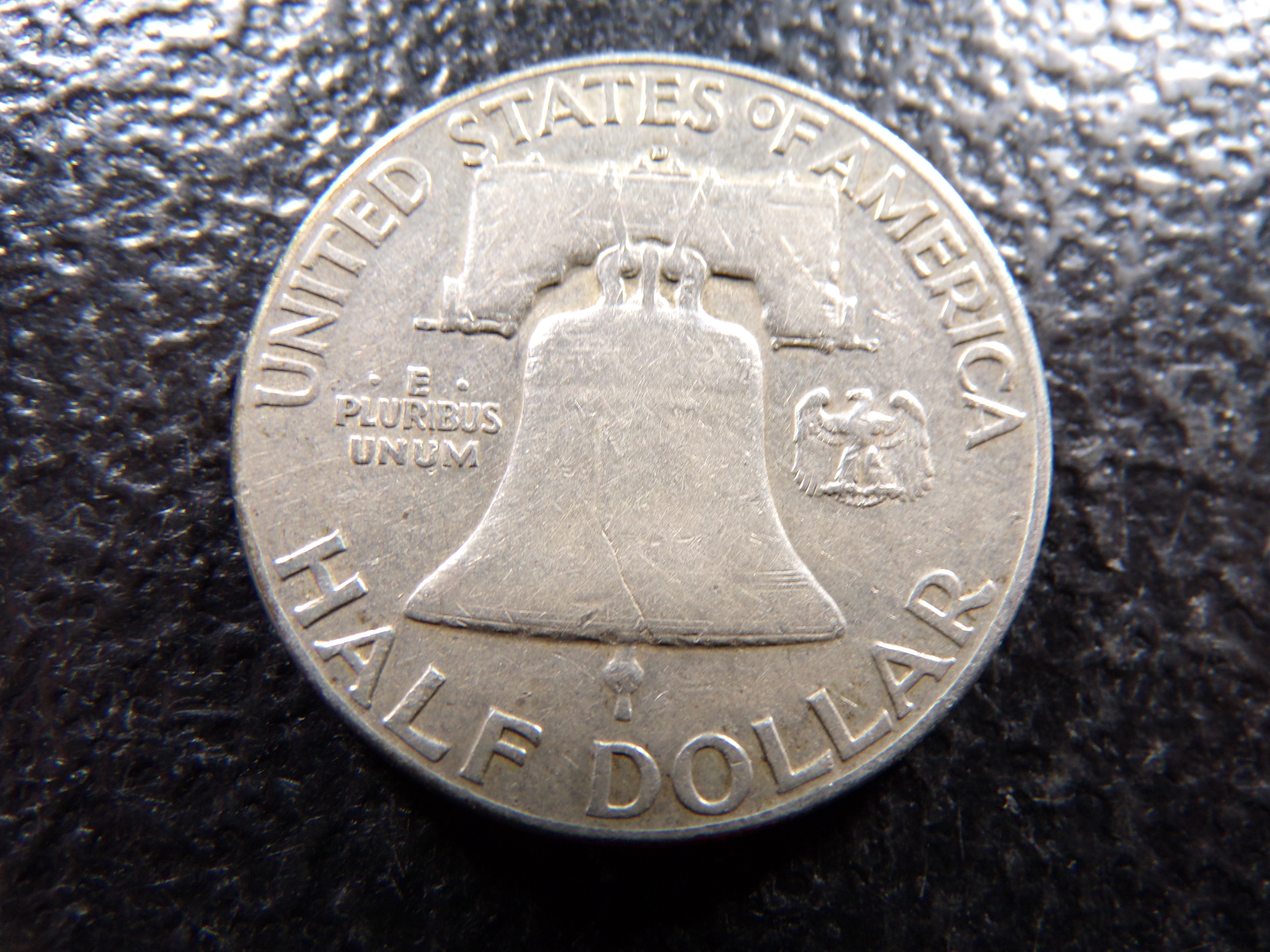 1951-D FRANKLIN SILVER HALF DOLLAR