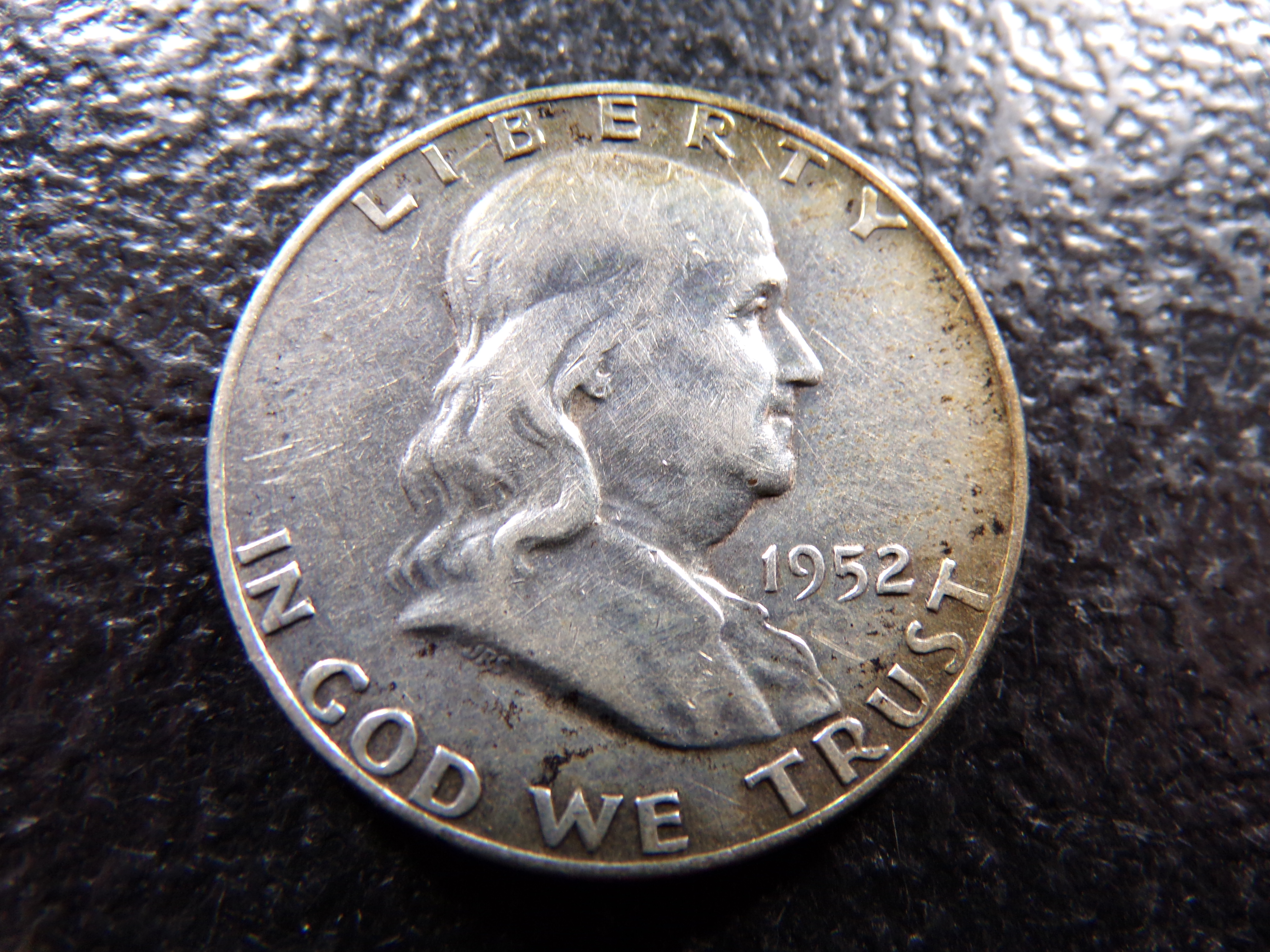1952-D FRANKLIN SILVER HALF DOLLAR
