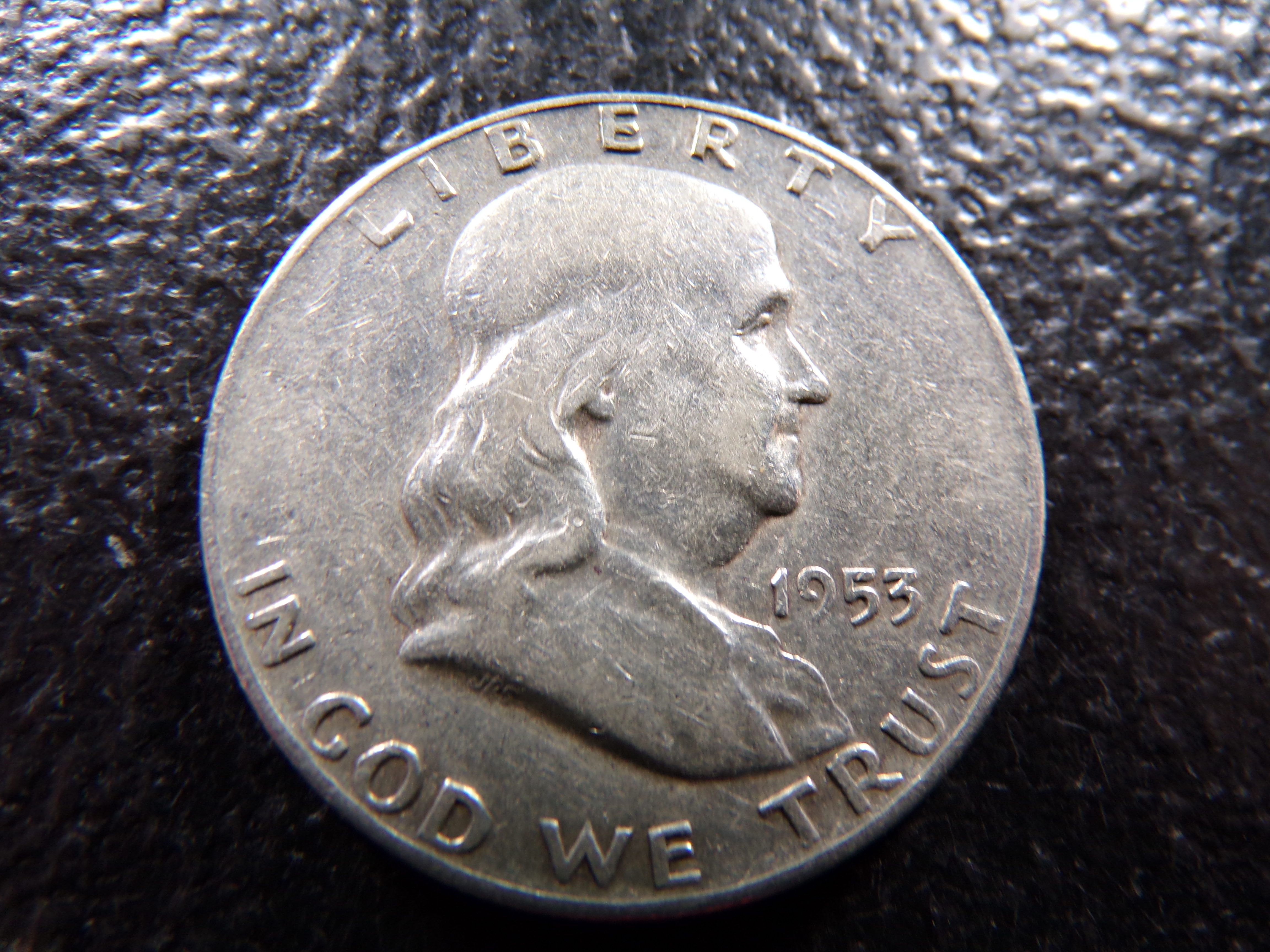 1953-D FRANKLIN SILVER HALF DOLLAR