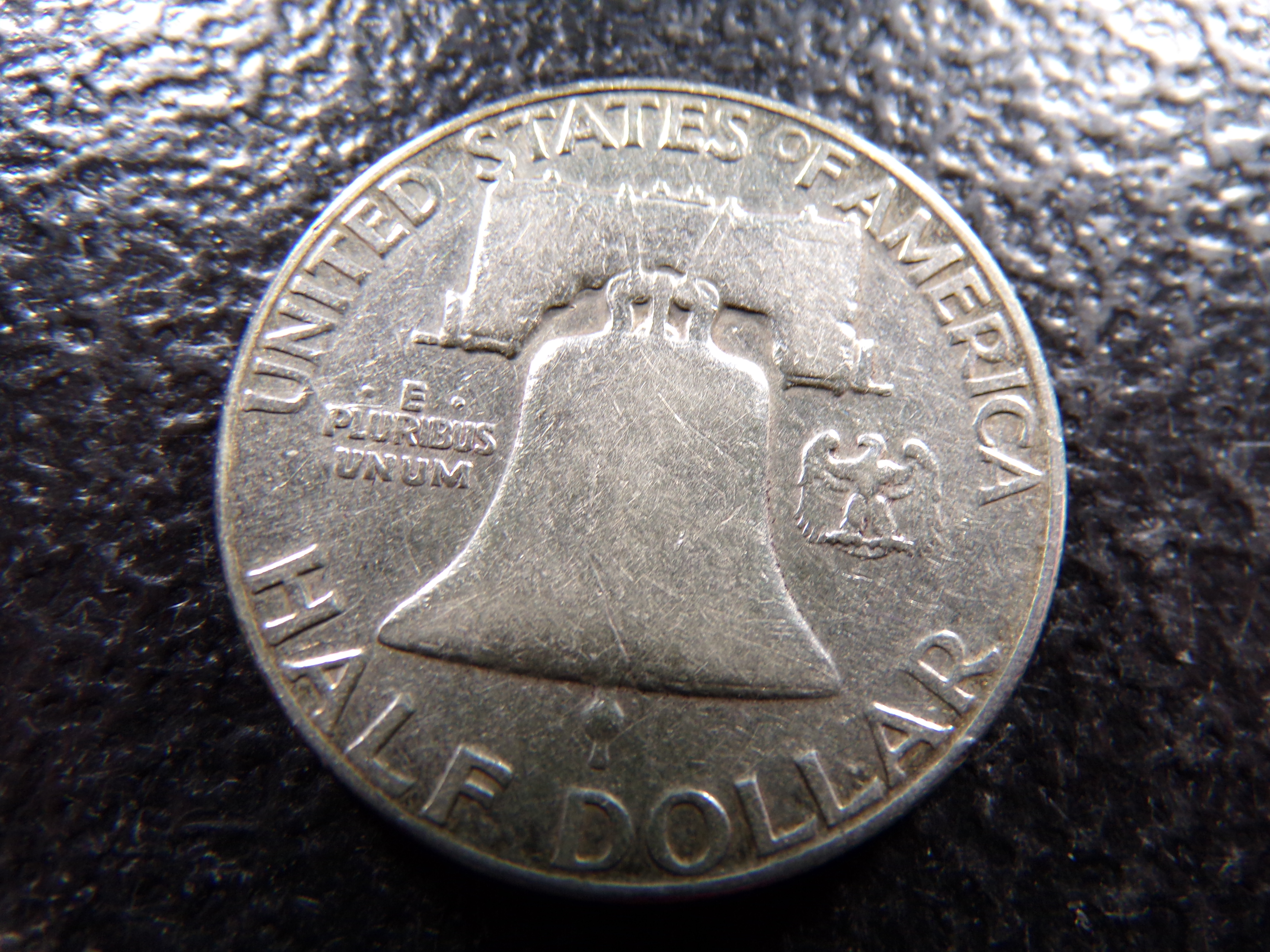 1954 FRANKLIN SILVER HALF DOLLAR