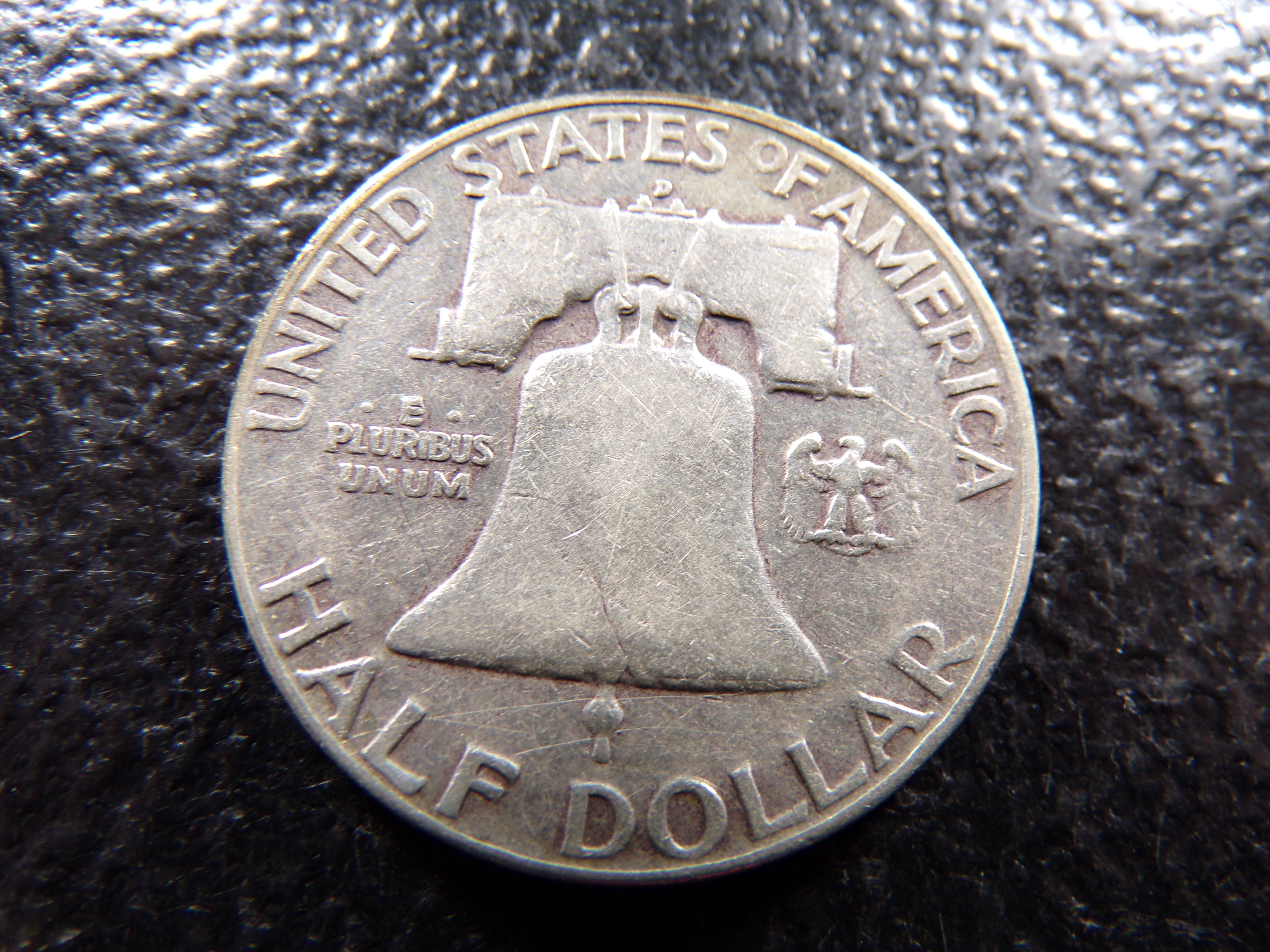 1954-D FRANKLIN SILVER HALF DOLLAR