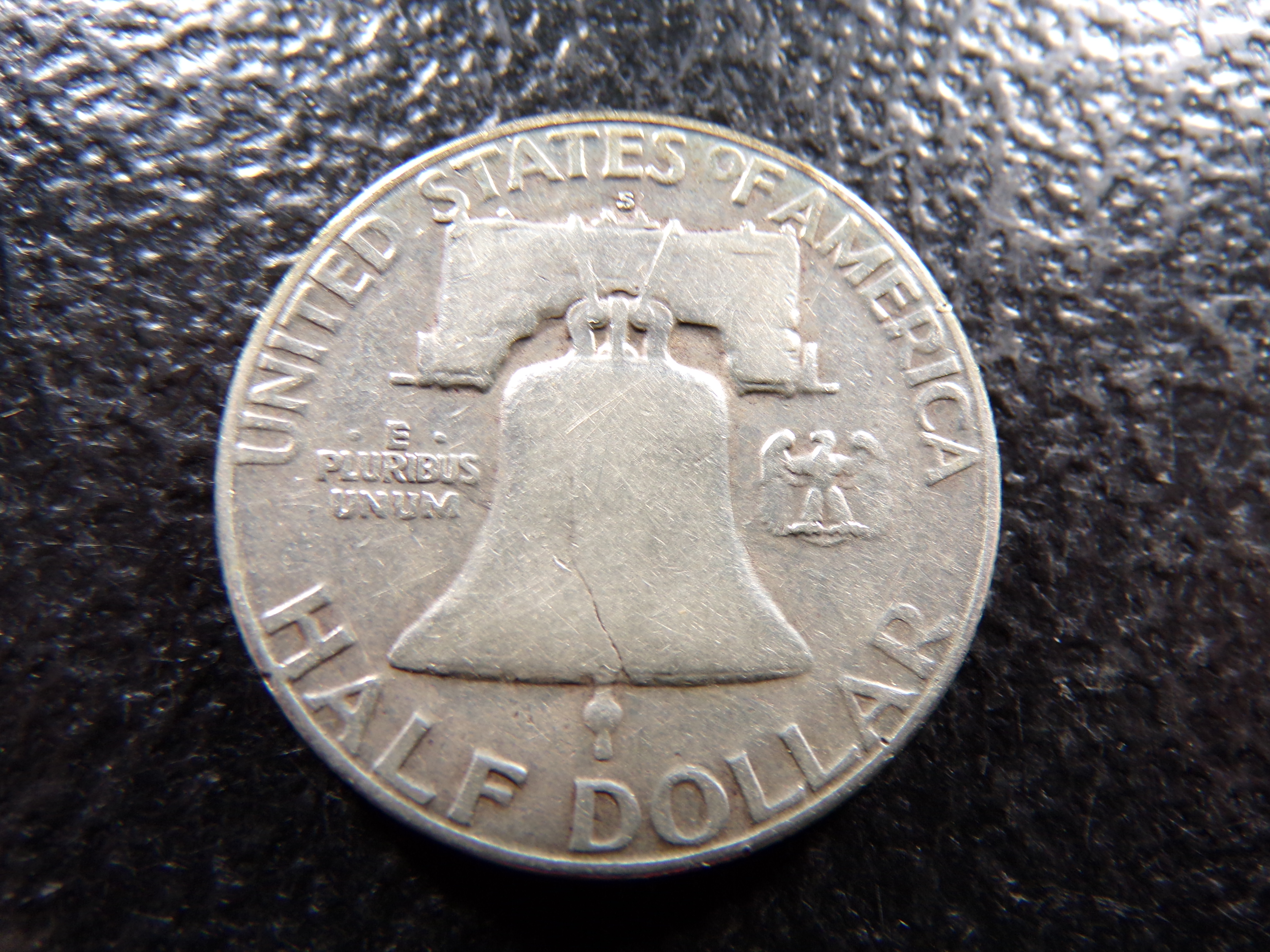 1954-S FRANKLIN SILVER HALF DOLLAR