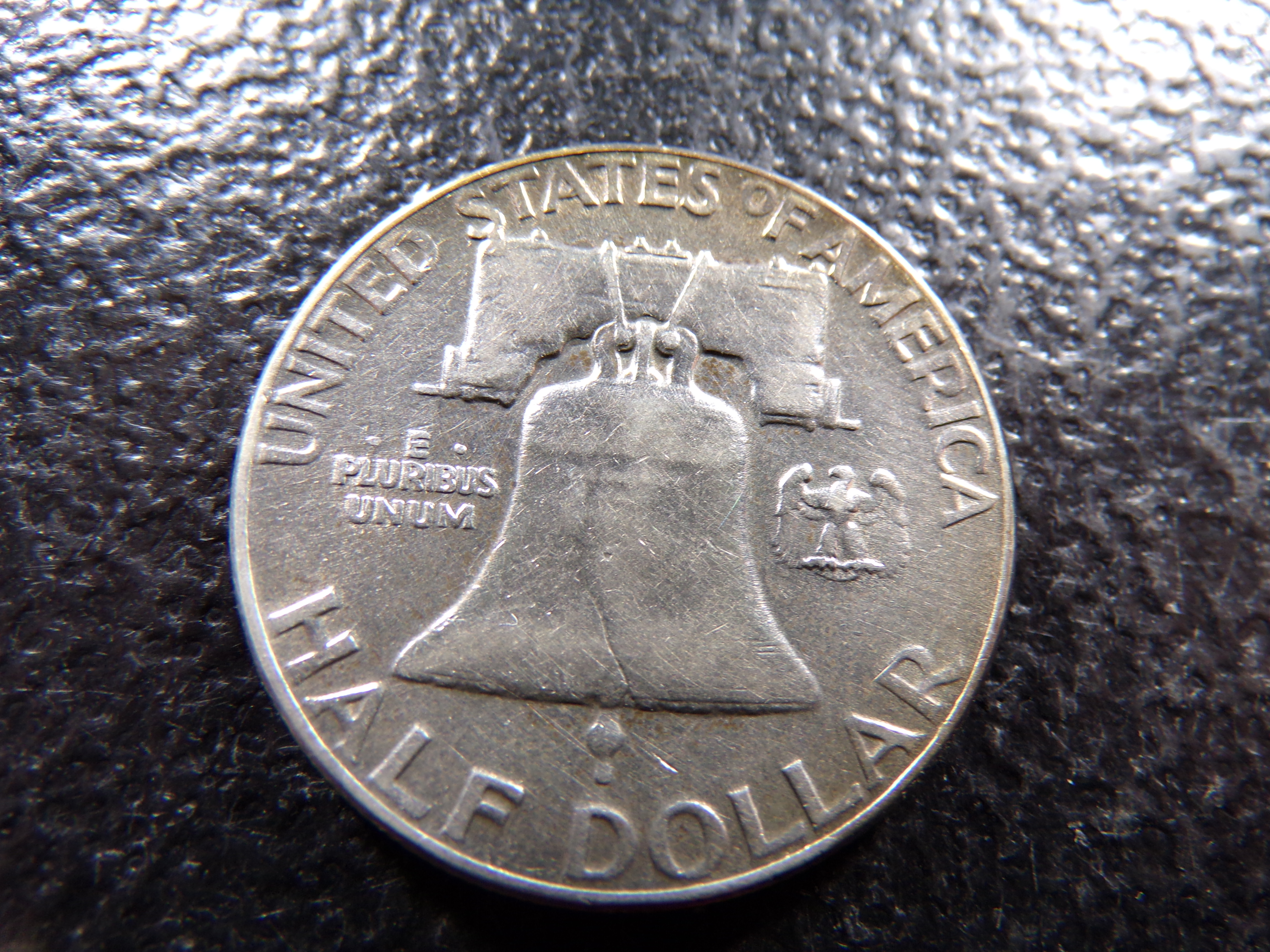 1955 FRANKLIN SILVER HALF DOLLAR