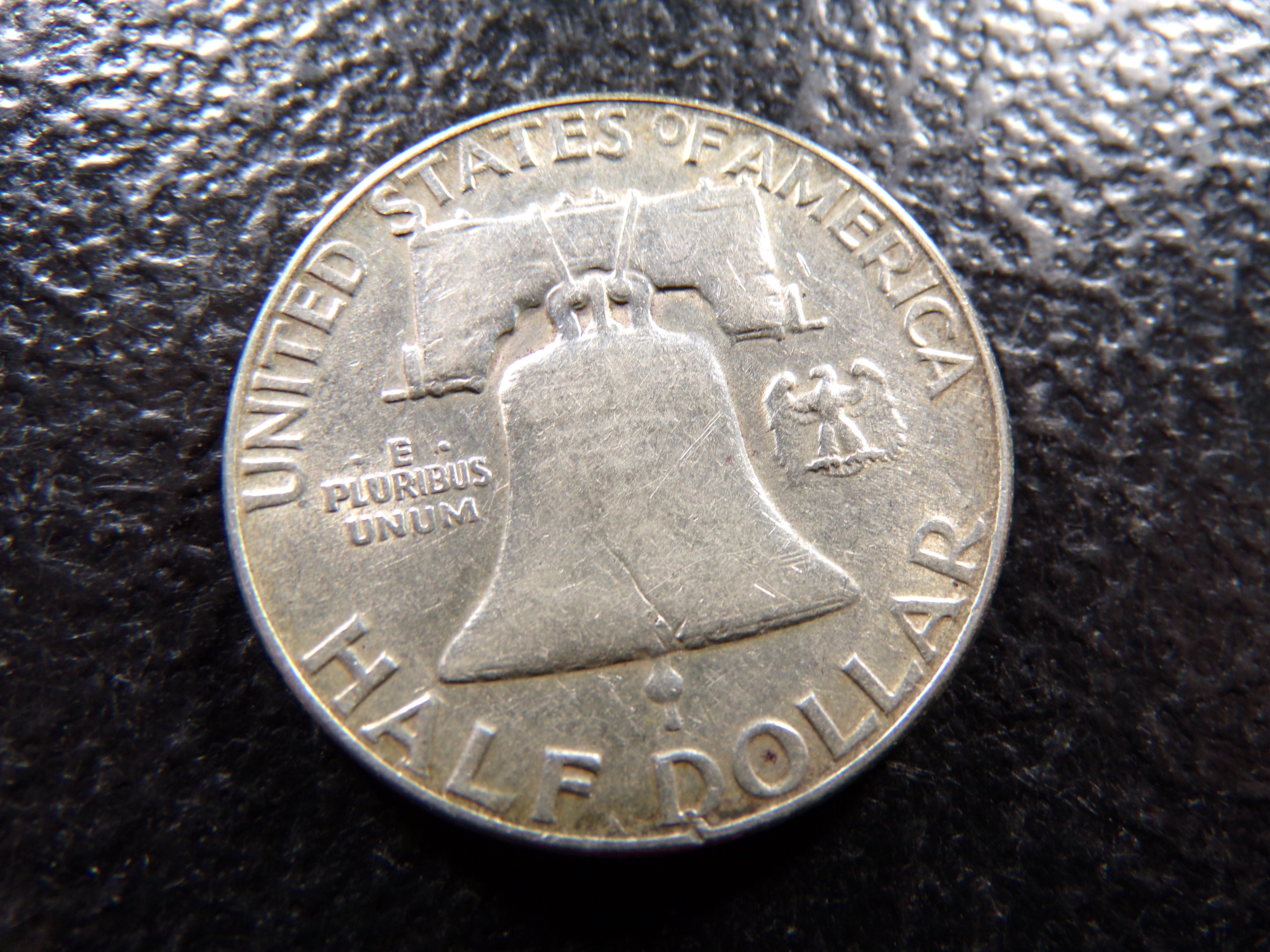 1956 FRANKLIN SILVER HALF DOLLAR