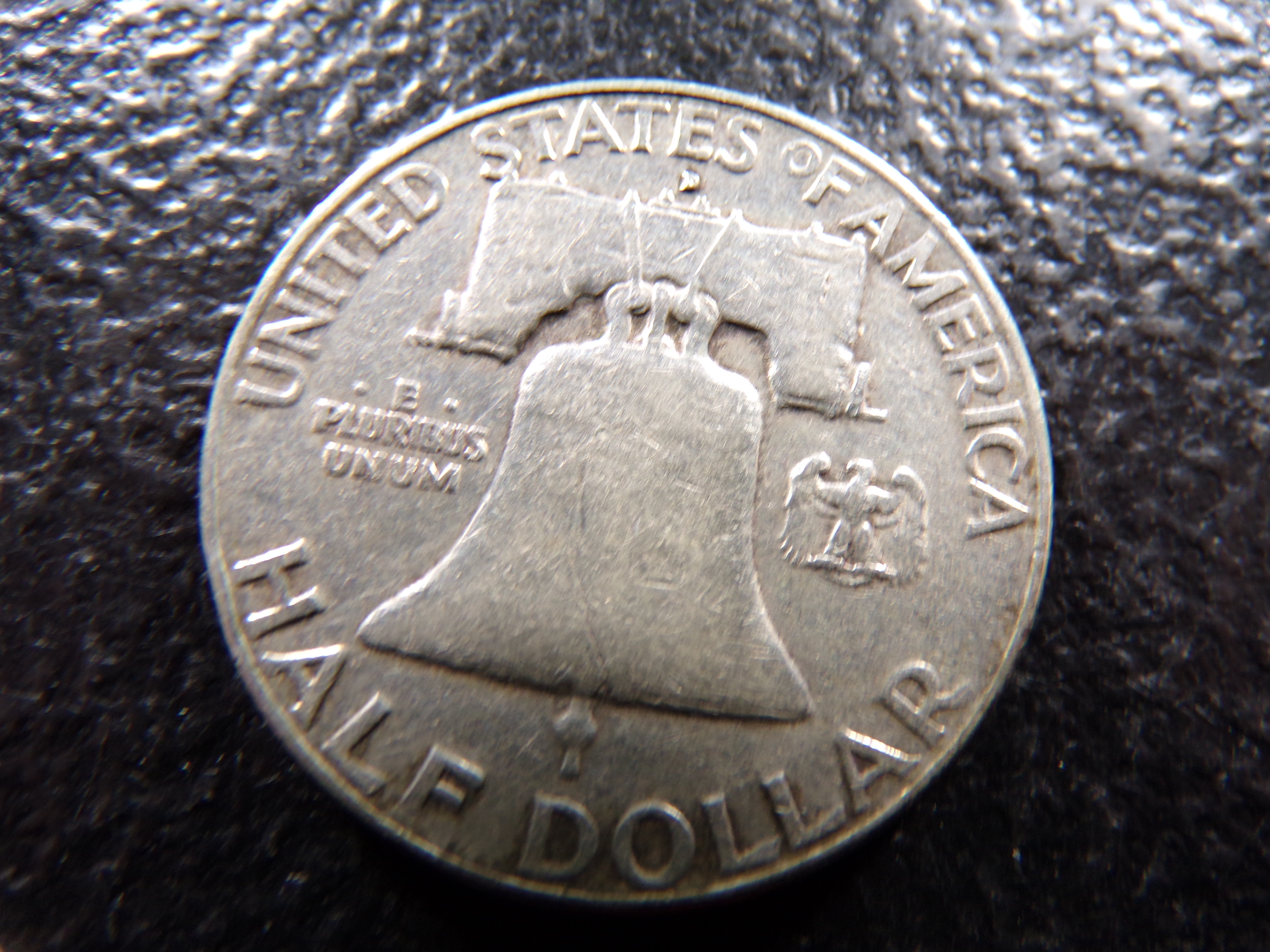 1957-D FRANKLIN SILVER HALF DOLLAR