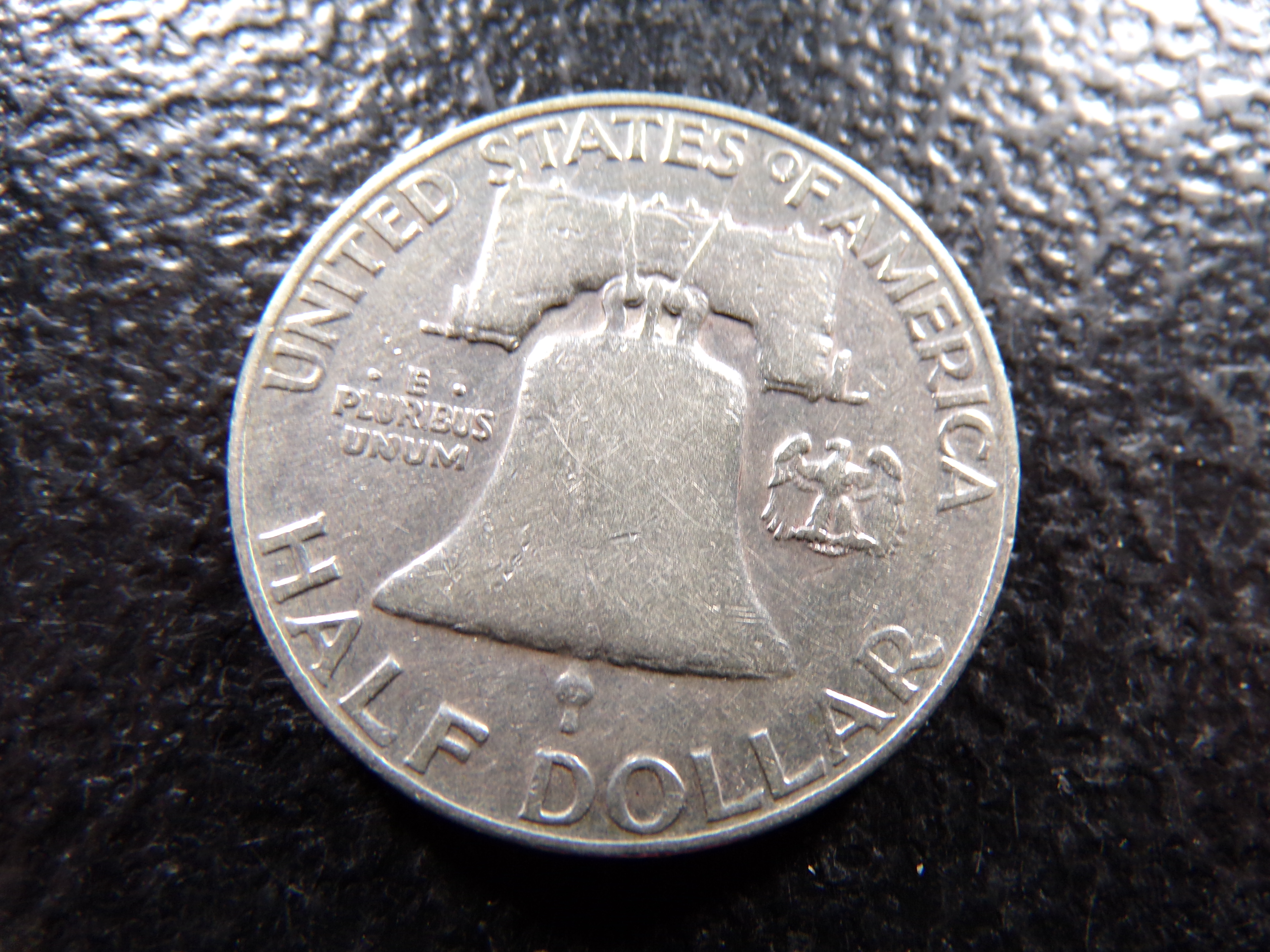 1959 FRANKLIN SILVER HALF DOLLAR