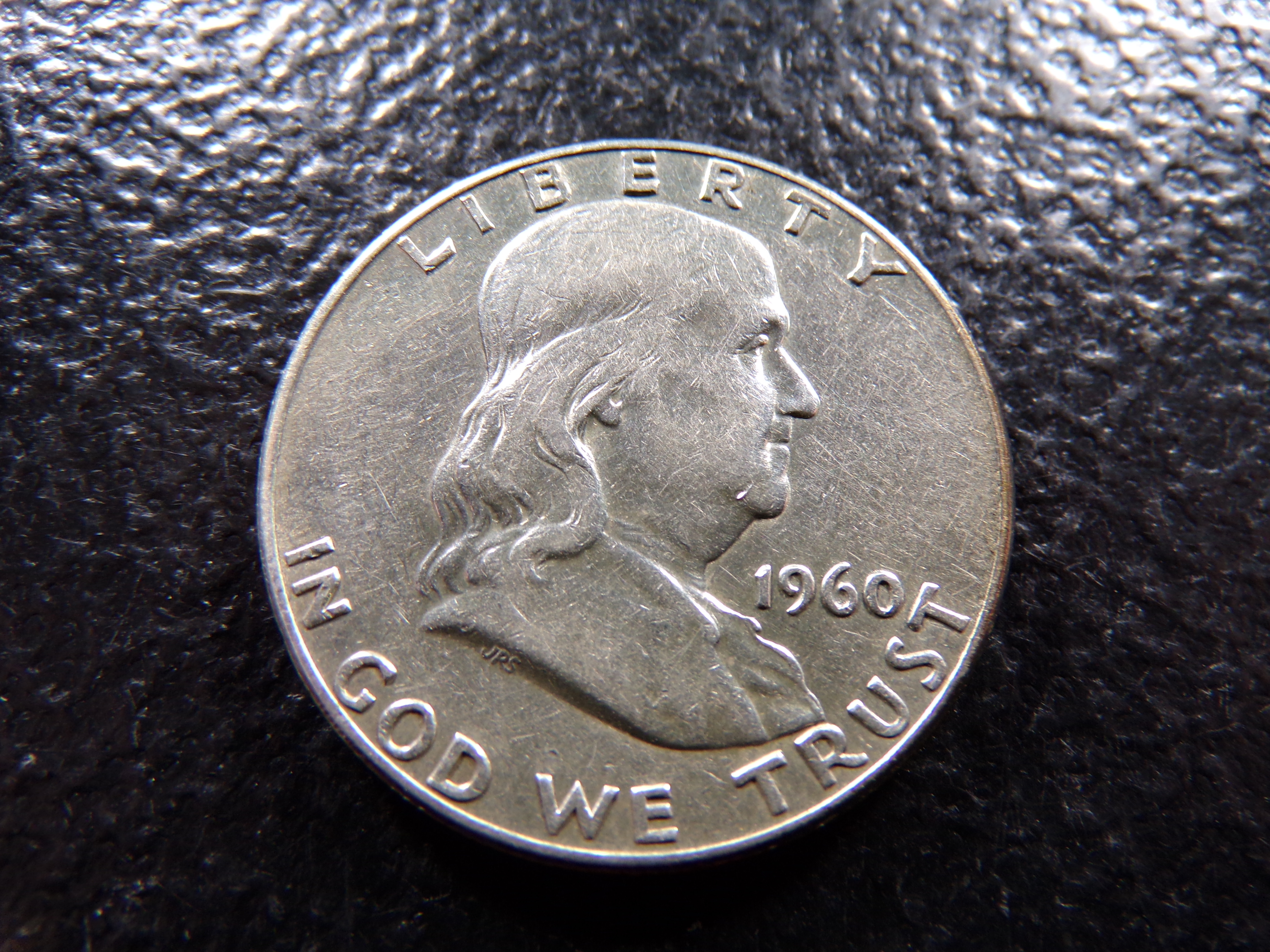 1960 FRANKLIN SILVER HALF DOLLAR