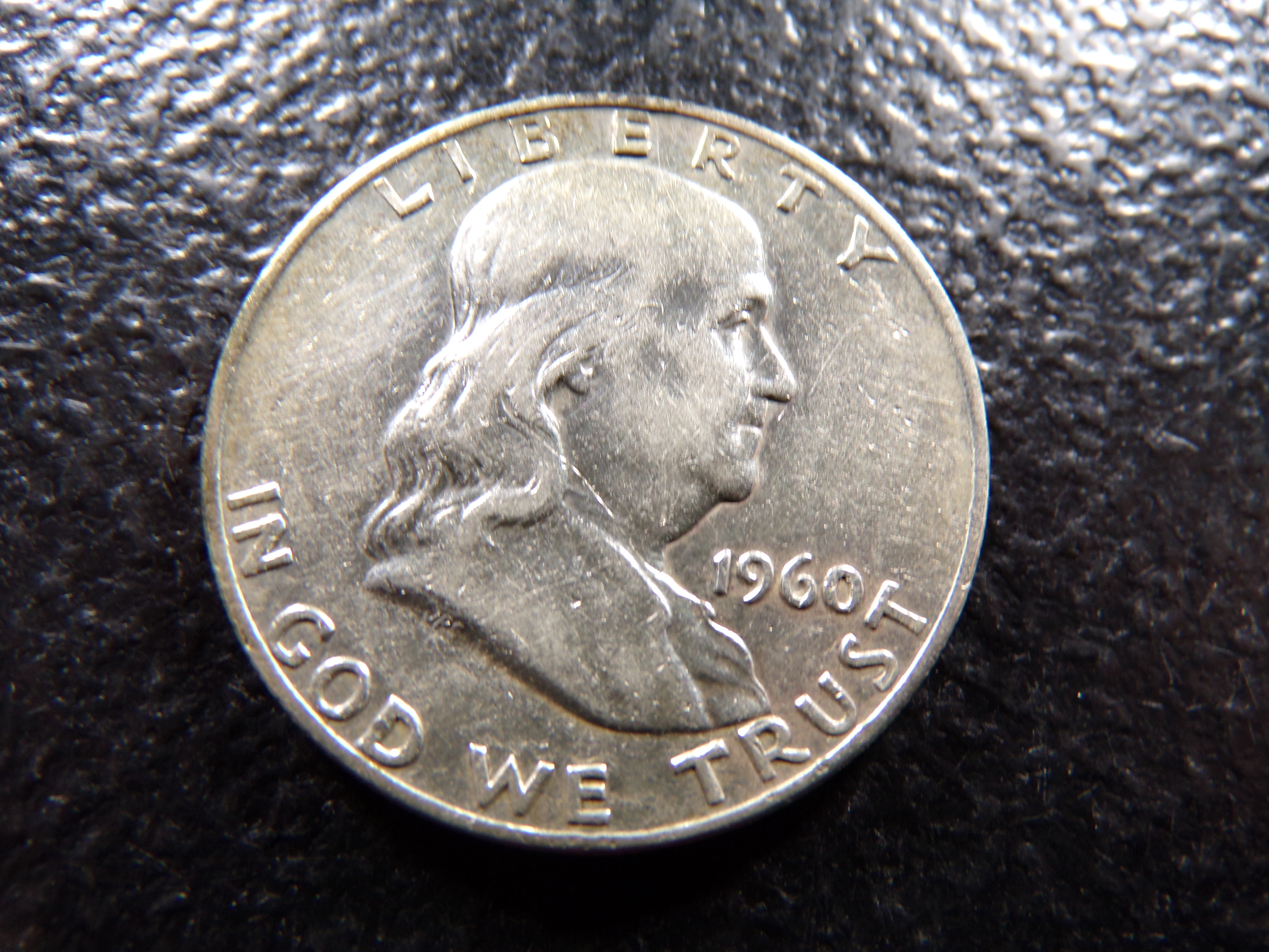1960-D FRANKLIN SILVER HALF DOLLAR