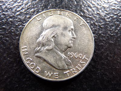 1960-D FRANKLIN SILVER HALF DOLLAR. CLICK THE LINK FROM YOUR INVOICE TO PAY... INVOICES ARE 