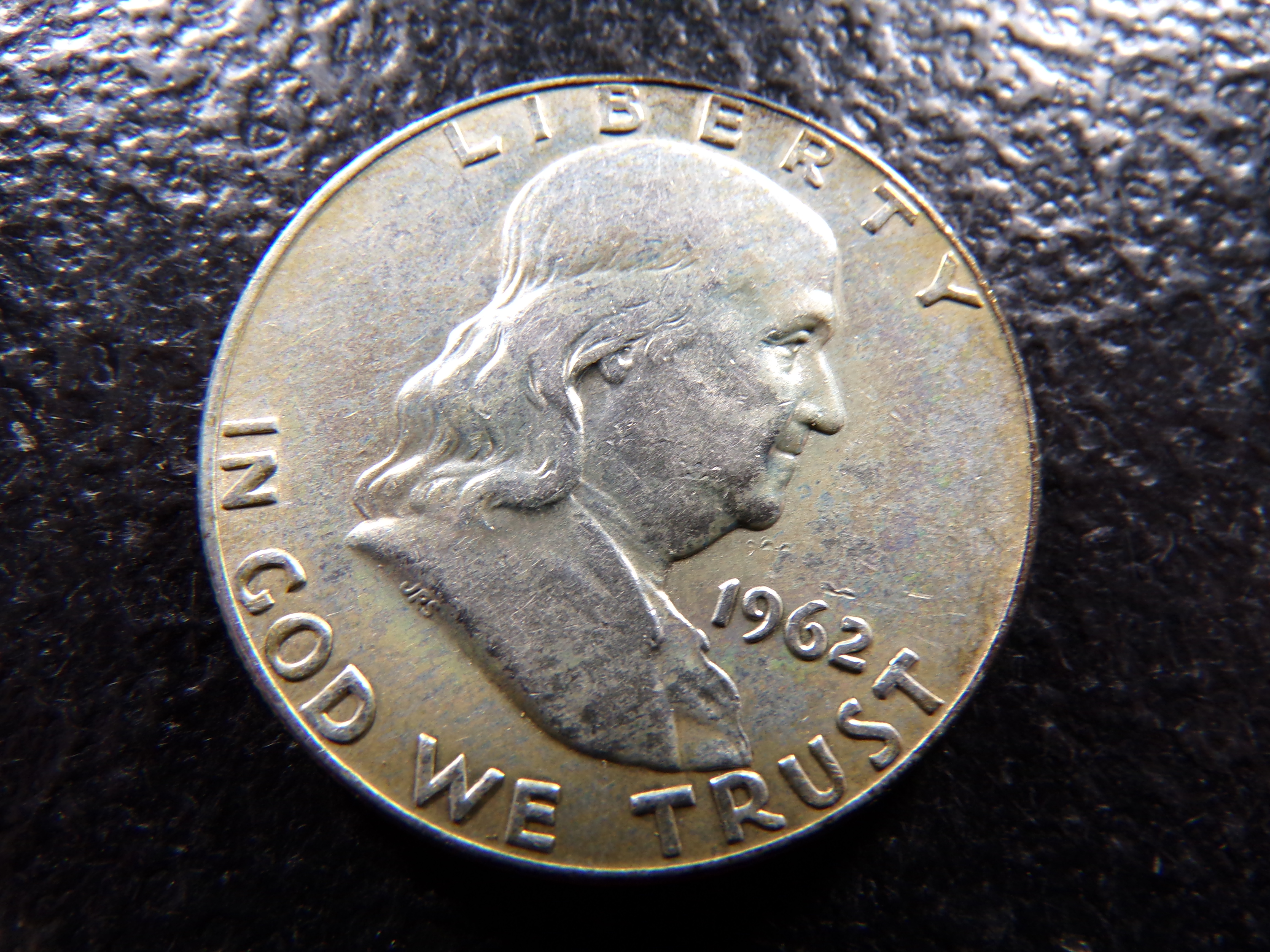 1962 FRANKLIN SILVER HALF DOLLAR