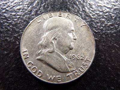 1962-D FRANKLIN SILVER HALF DOLLAR. CLICK THE LINK FROM YOUR INVOICE TO PAY... INVOICES ARE 