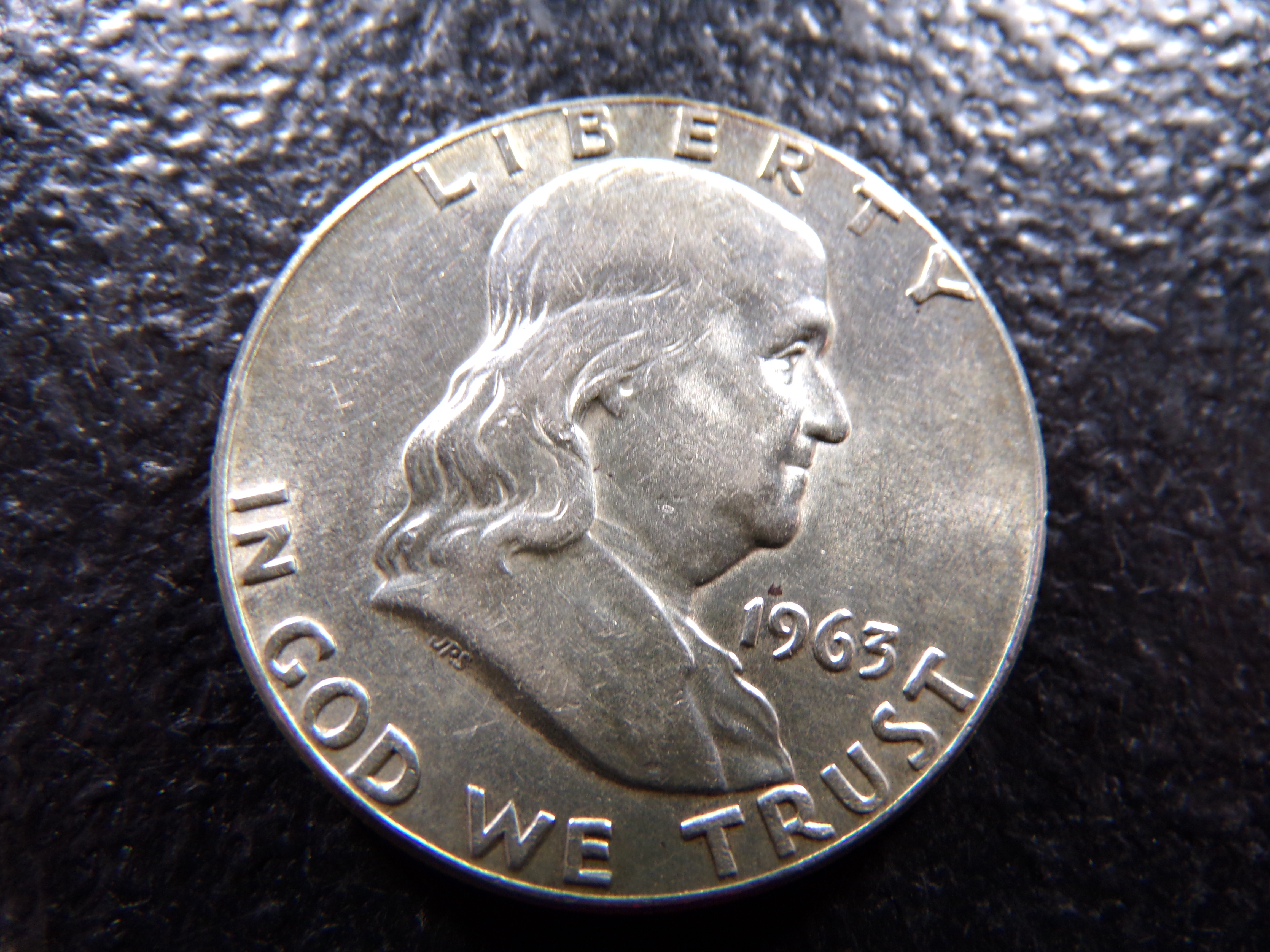 1963 FRANKLIN SILVER HALF DOLLAR