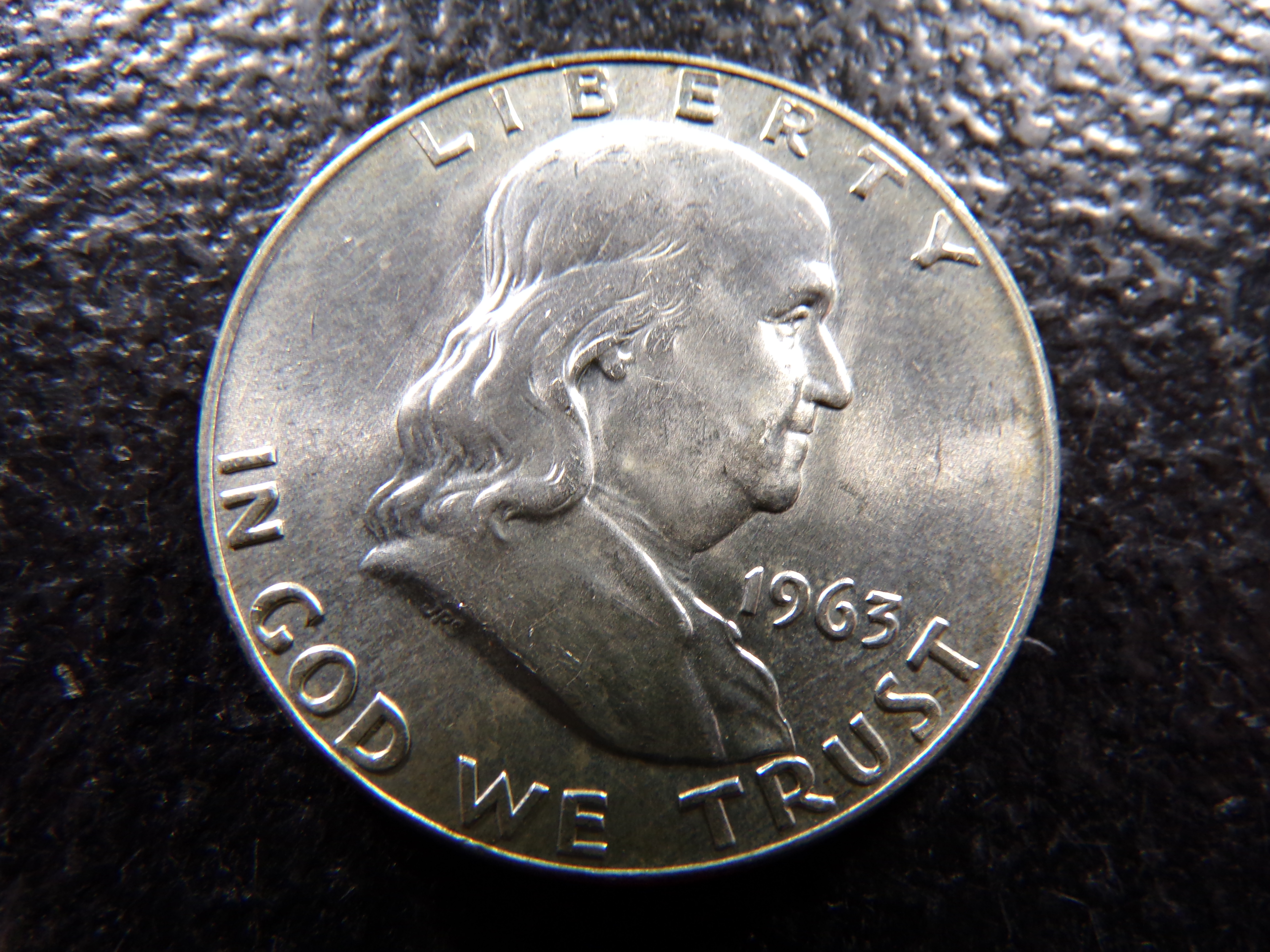 1963-D FRANKLIN SILVER HALF DOLLAR