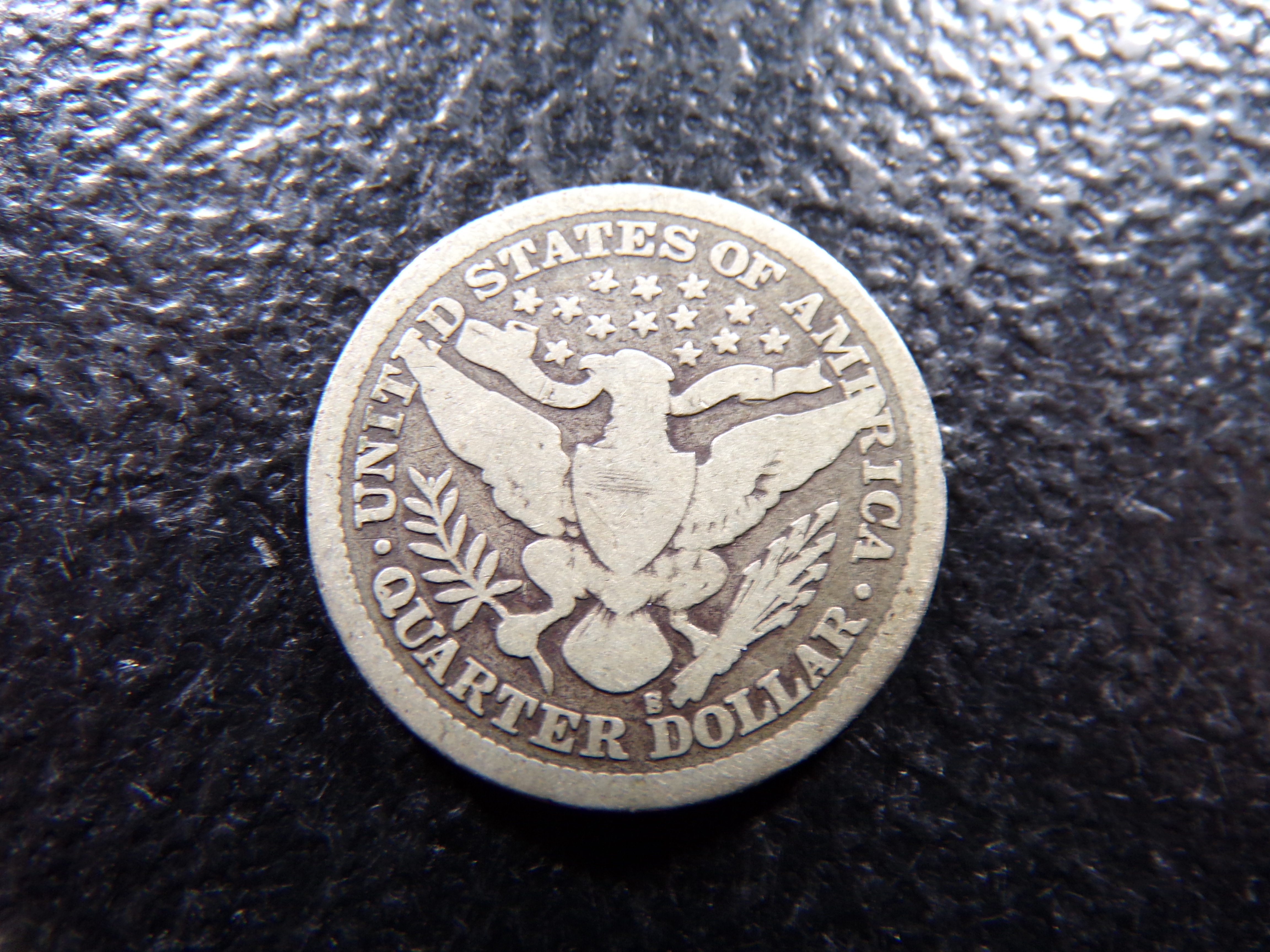 1895-S BARBER SILVER QUARTER