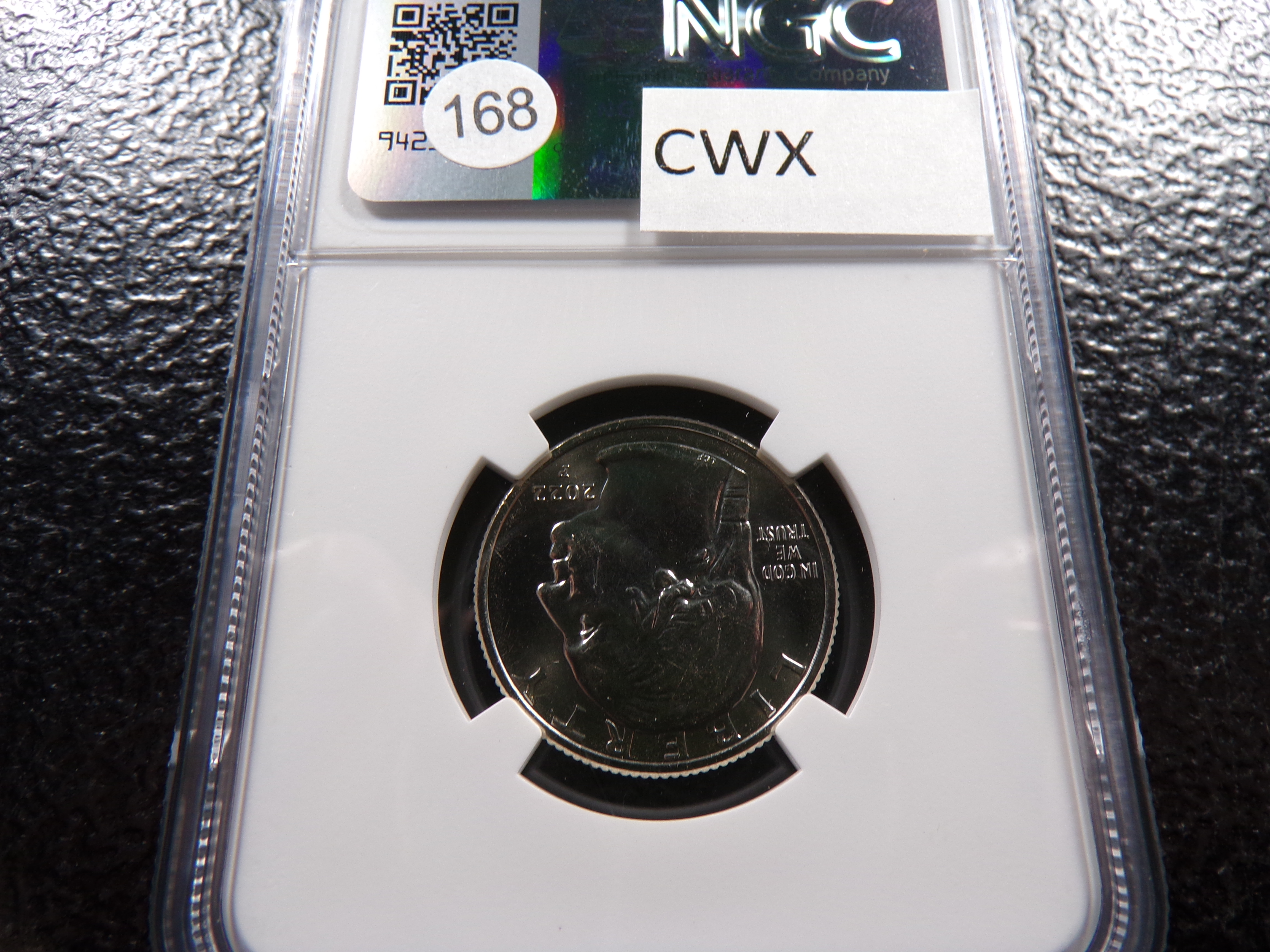 2022-P NGC MS67 WILMA MANKILLER QUARTER