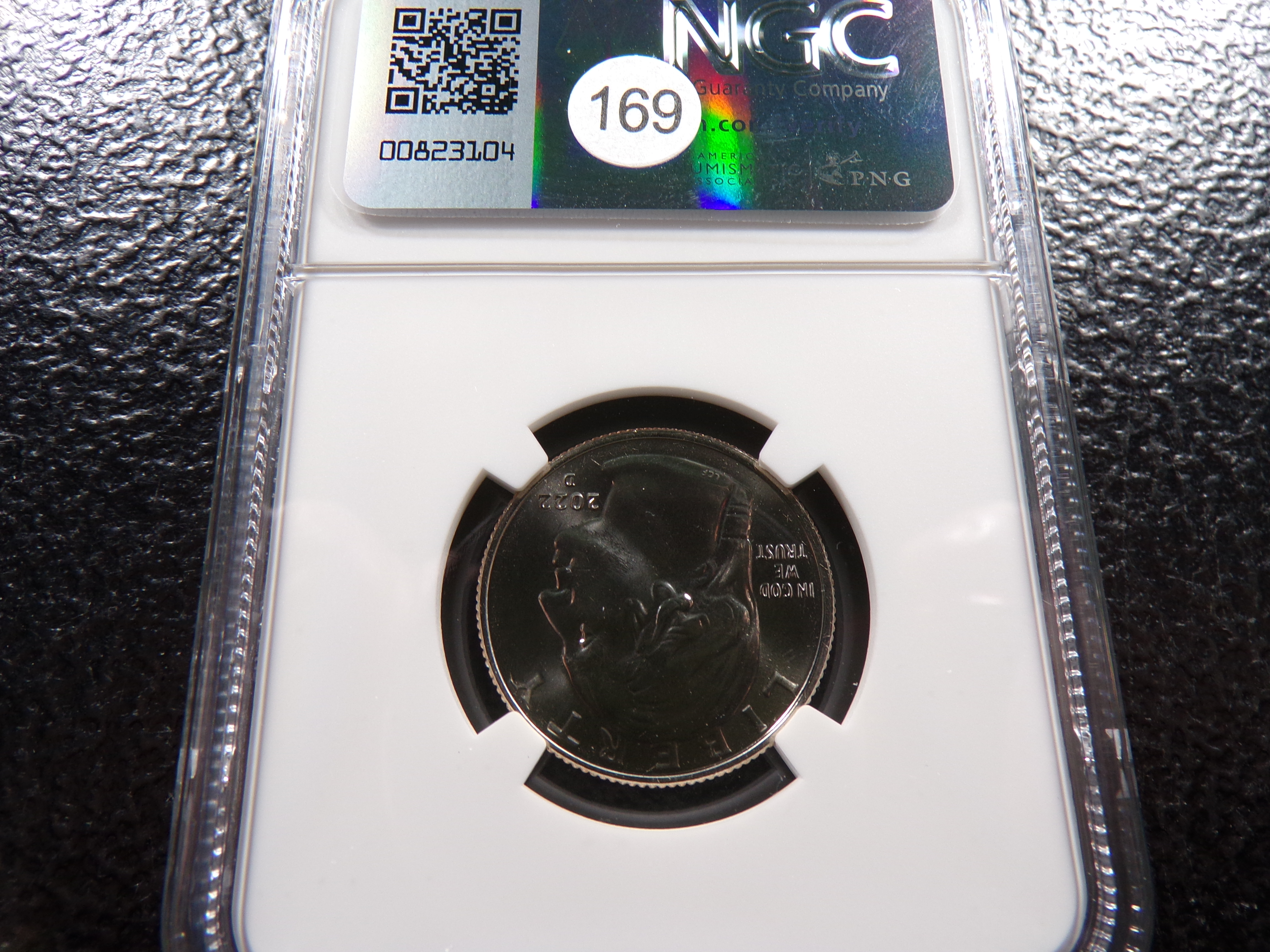 2022-D NGC MS67 ANNA MAY WONG QUARTER