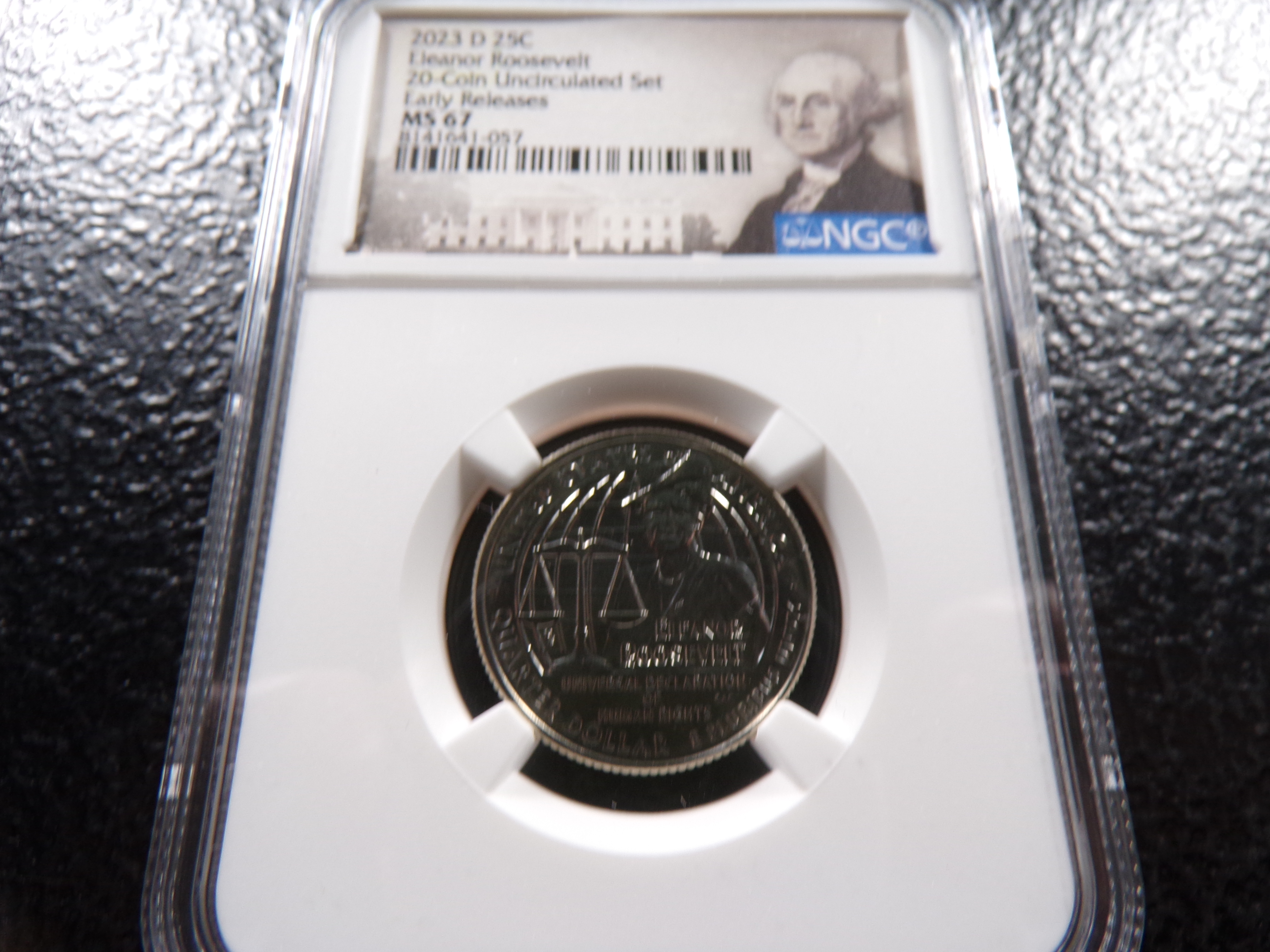 2023-D NGC MS67 ELEANOR ROOSEVELT QUARTER