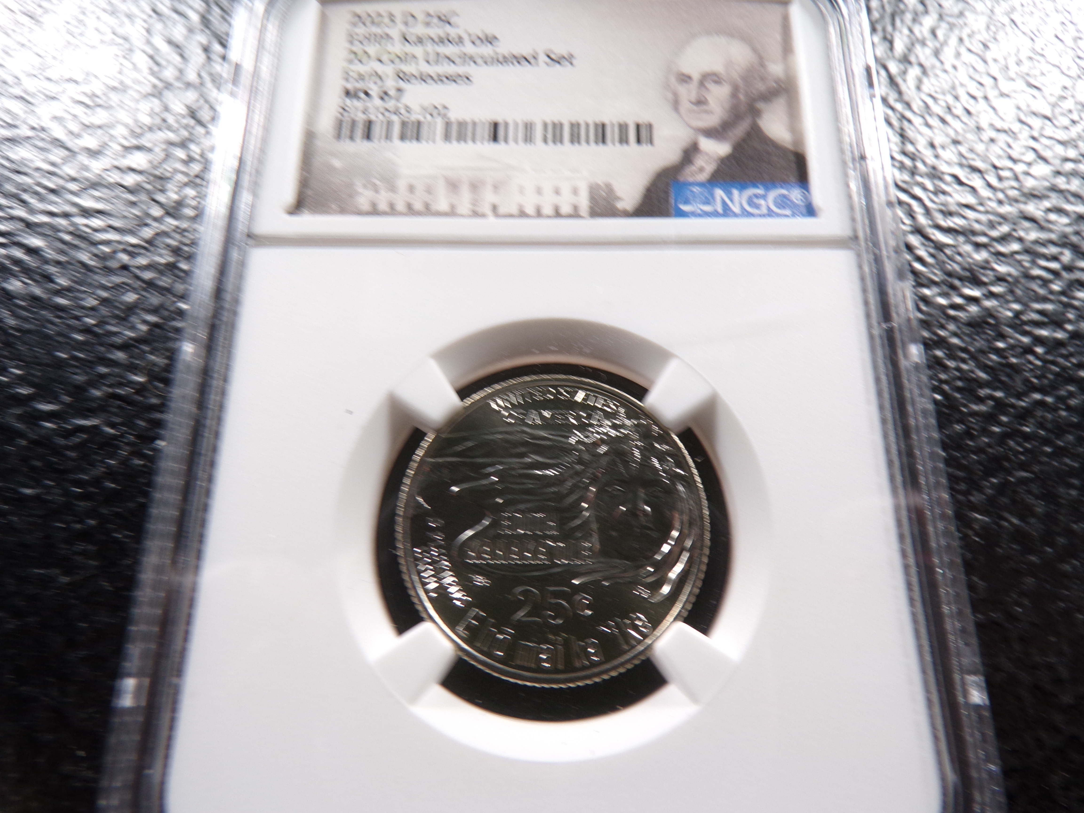 2023-D NGC MS67 EDITH KANAKA'OLE QUARTER