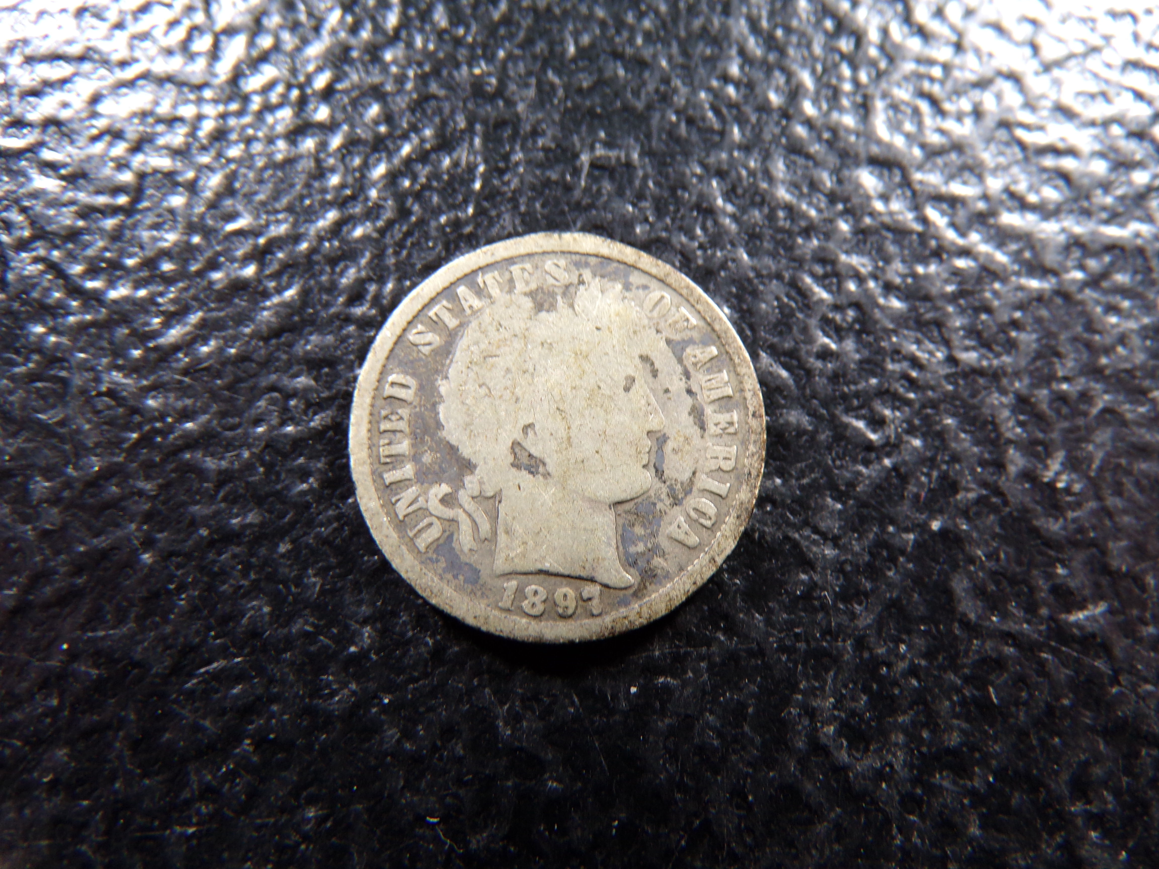1897-S BARBER SILVER DIME