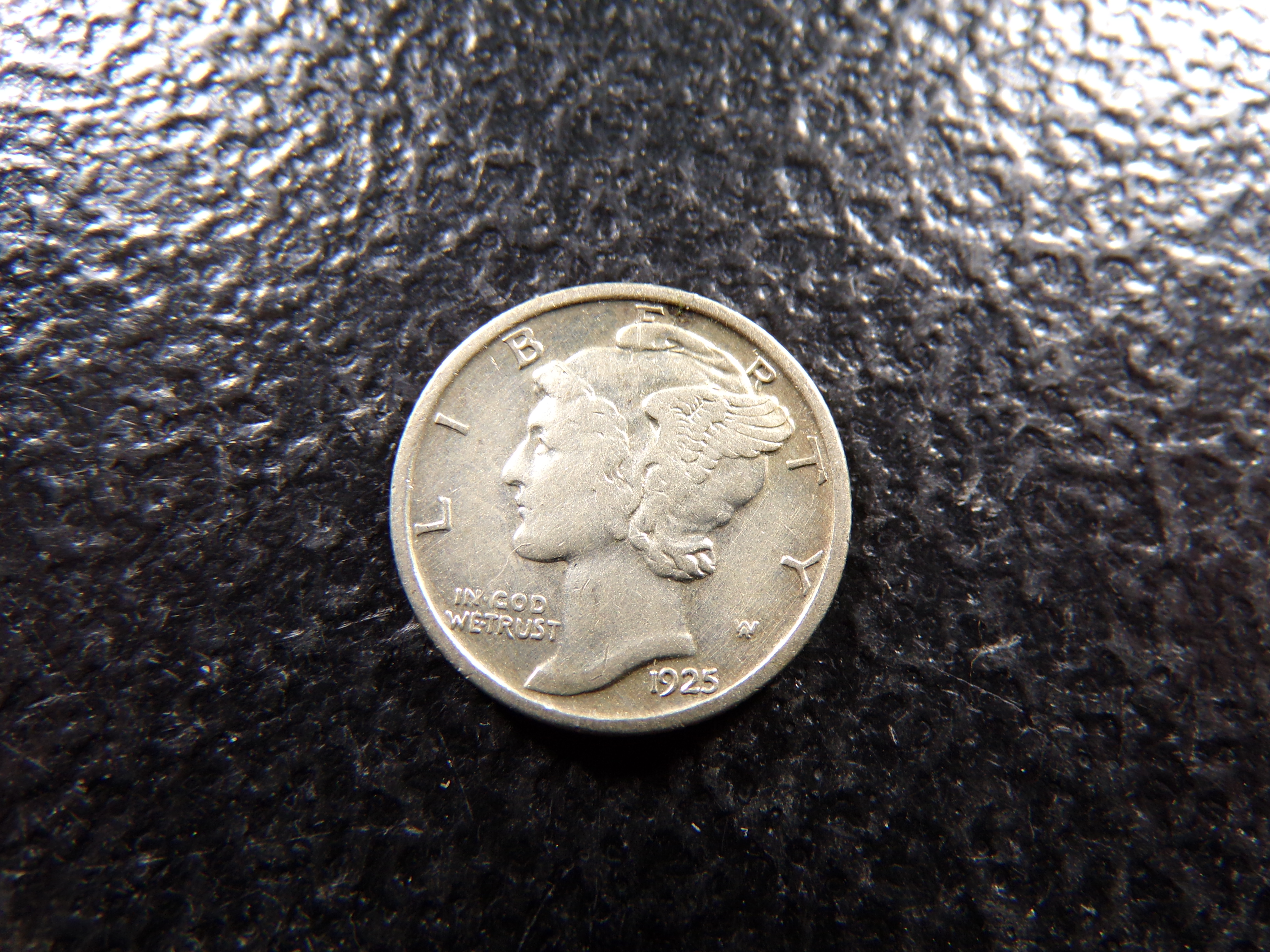 1925 MERCURY SILVER DIME