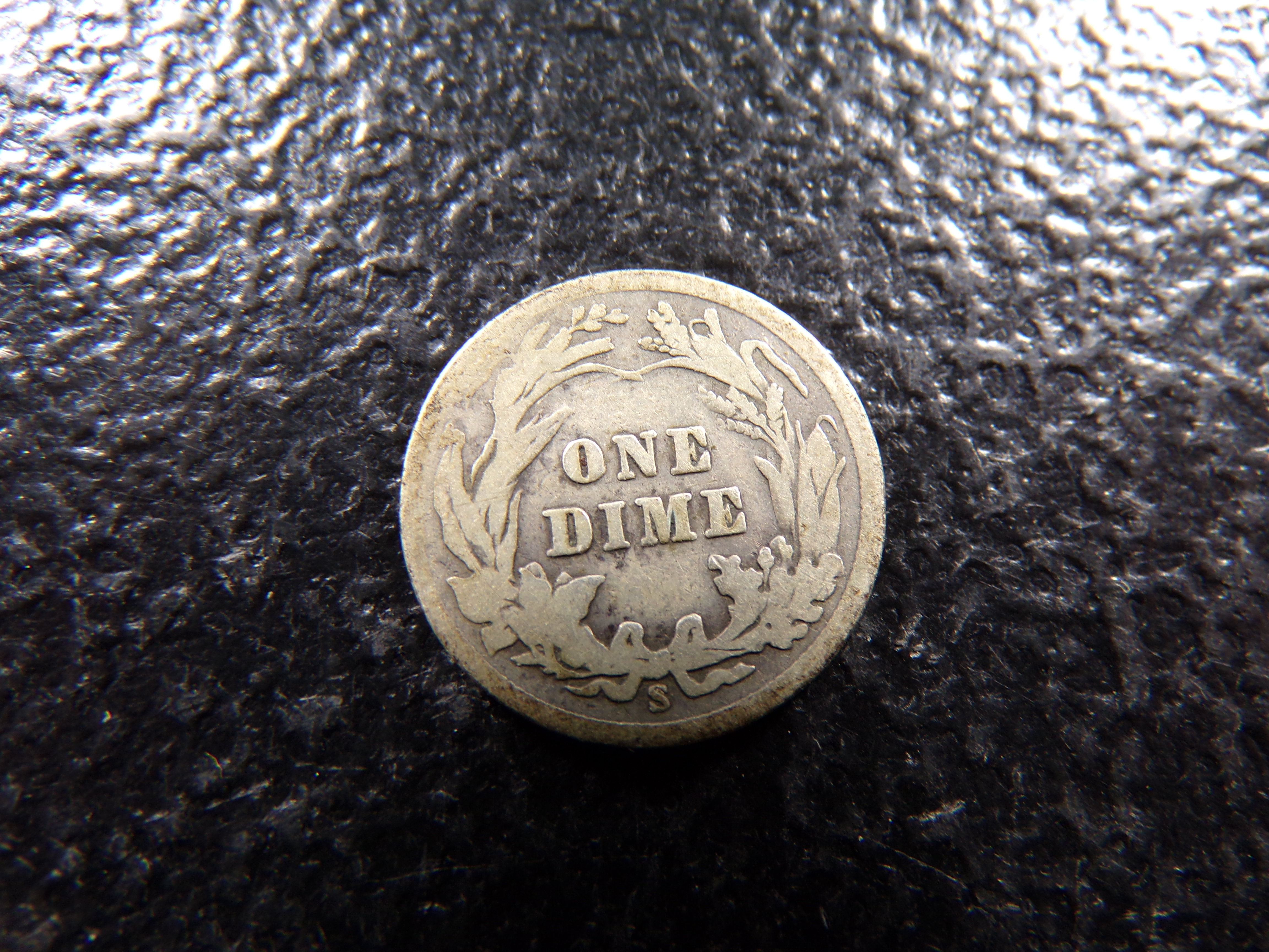 1911-S BARBER SILVER DIME