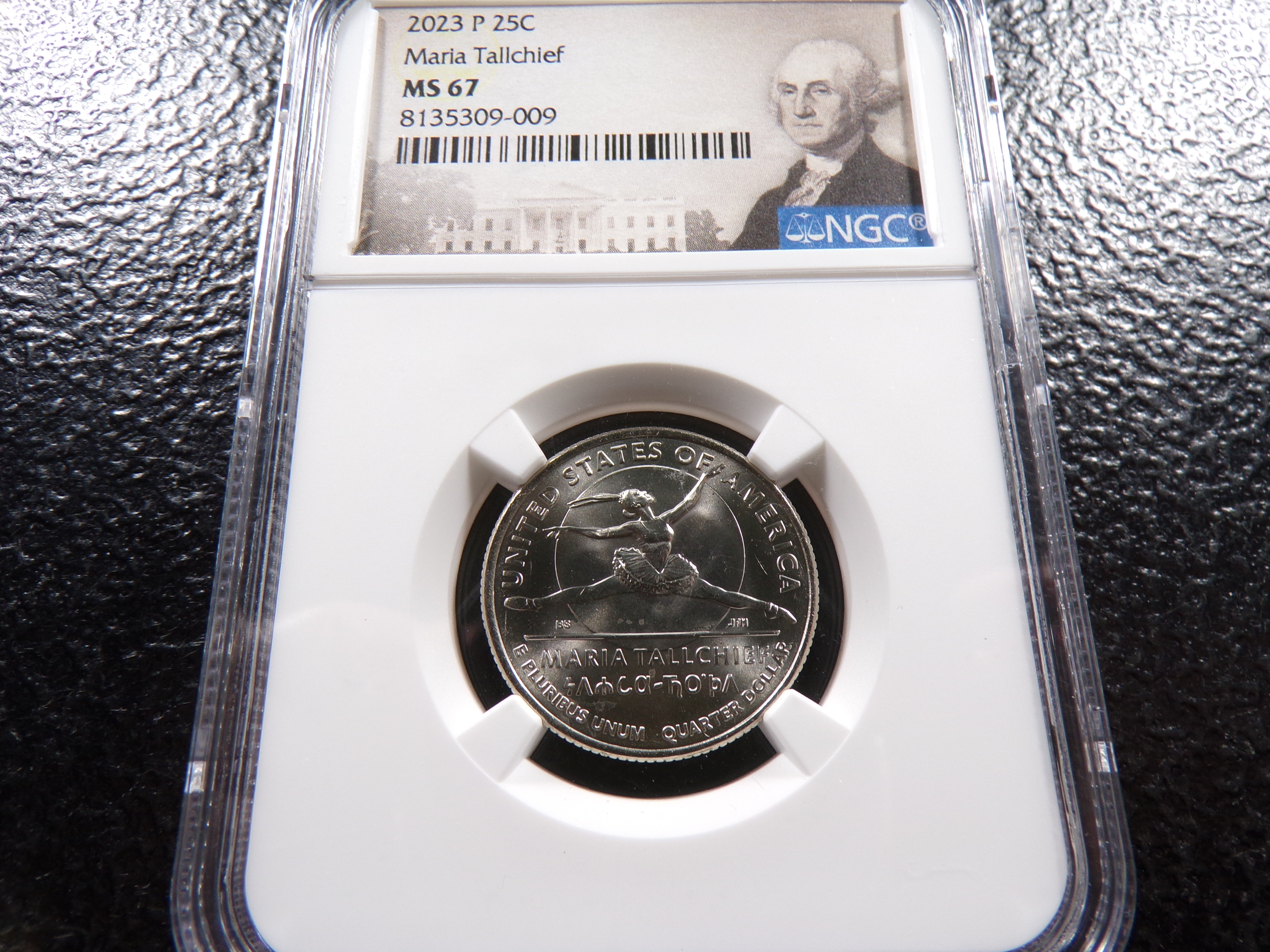 2023-P NGC MS67 MARIA TALLCHIEF QUARTER