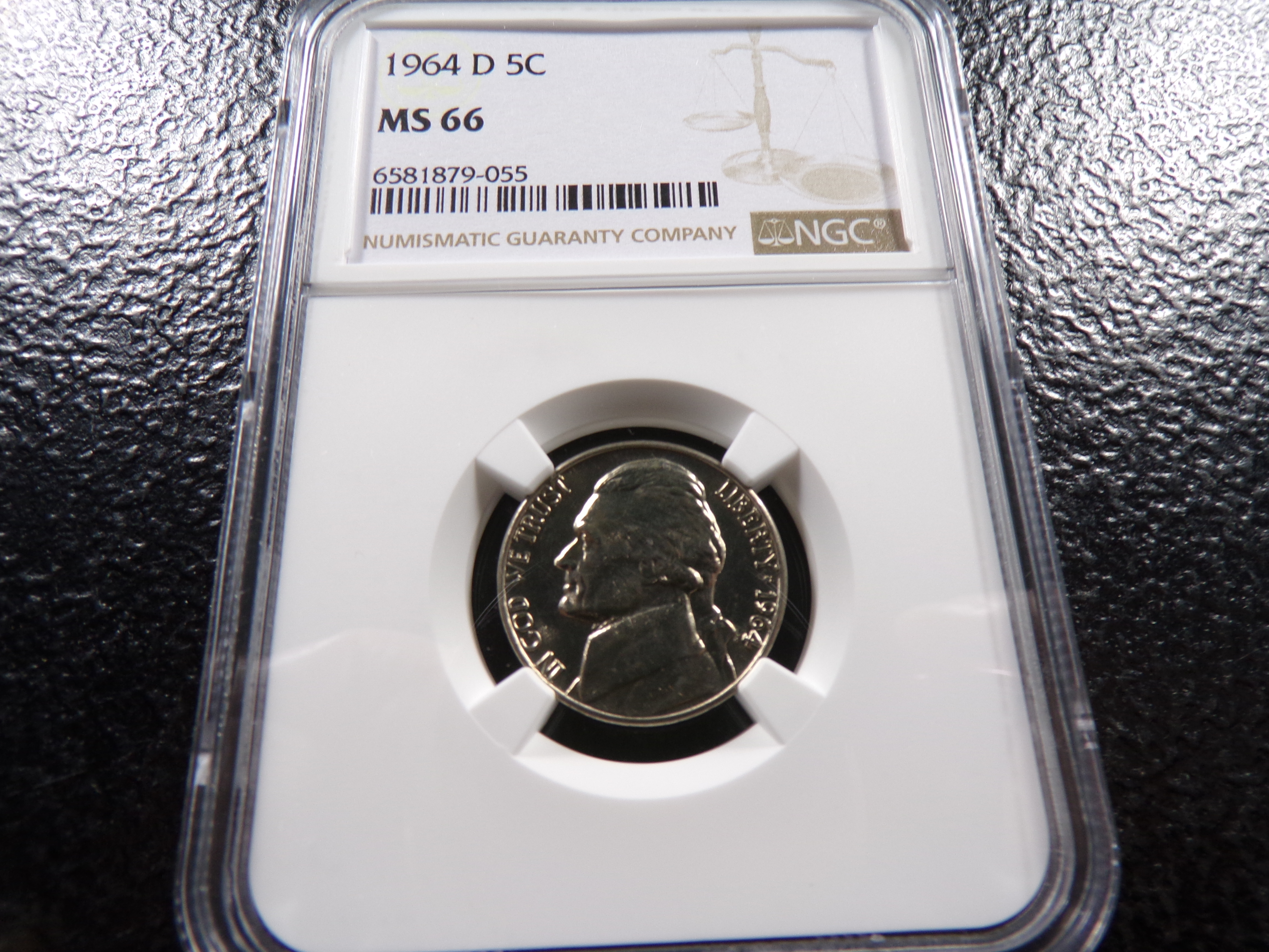 1964-D NGC MS66 JEFFERSON NICKEL