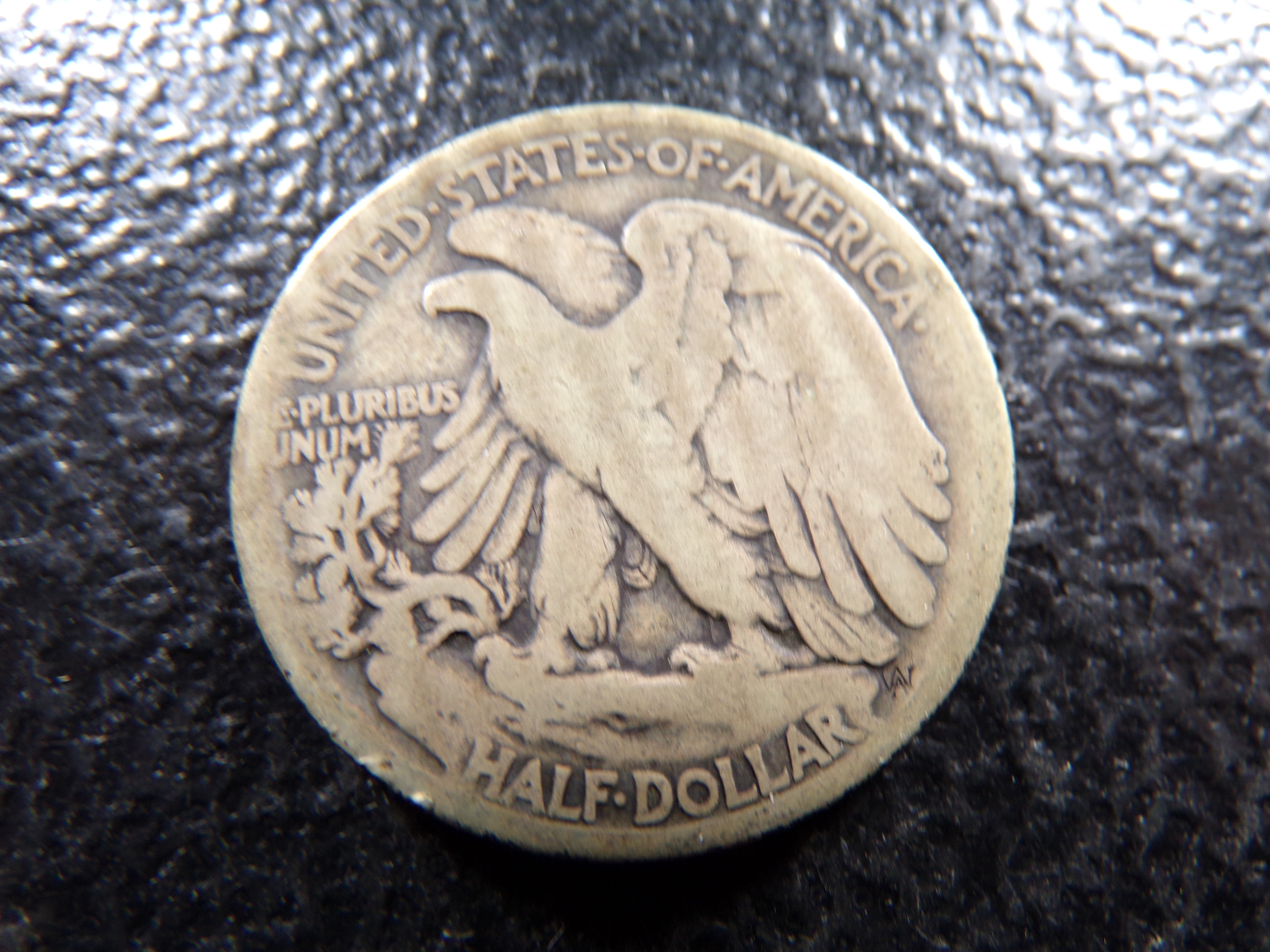 1916-S OBV. RARE DATE WALKING LIBERTY SILVER HALF DOLLAR