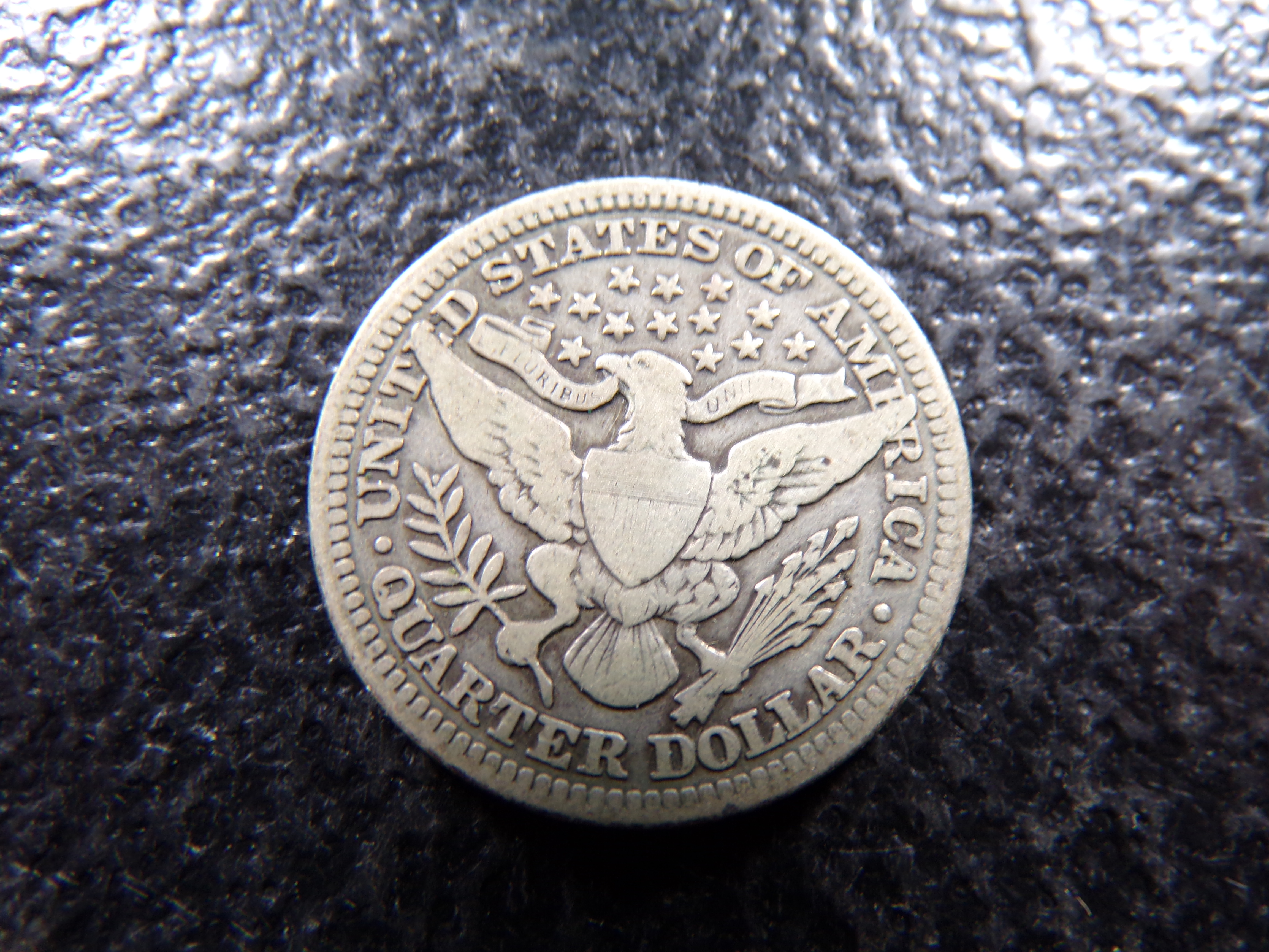 1914 BARBER SILVER QUARTER