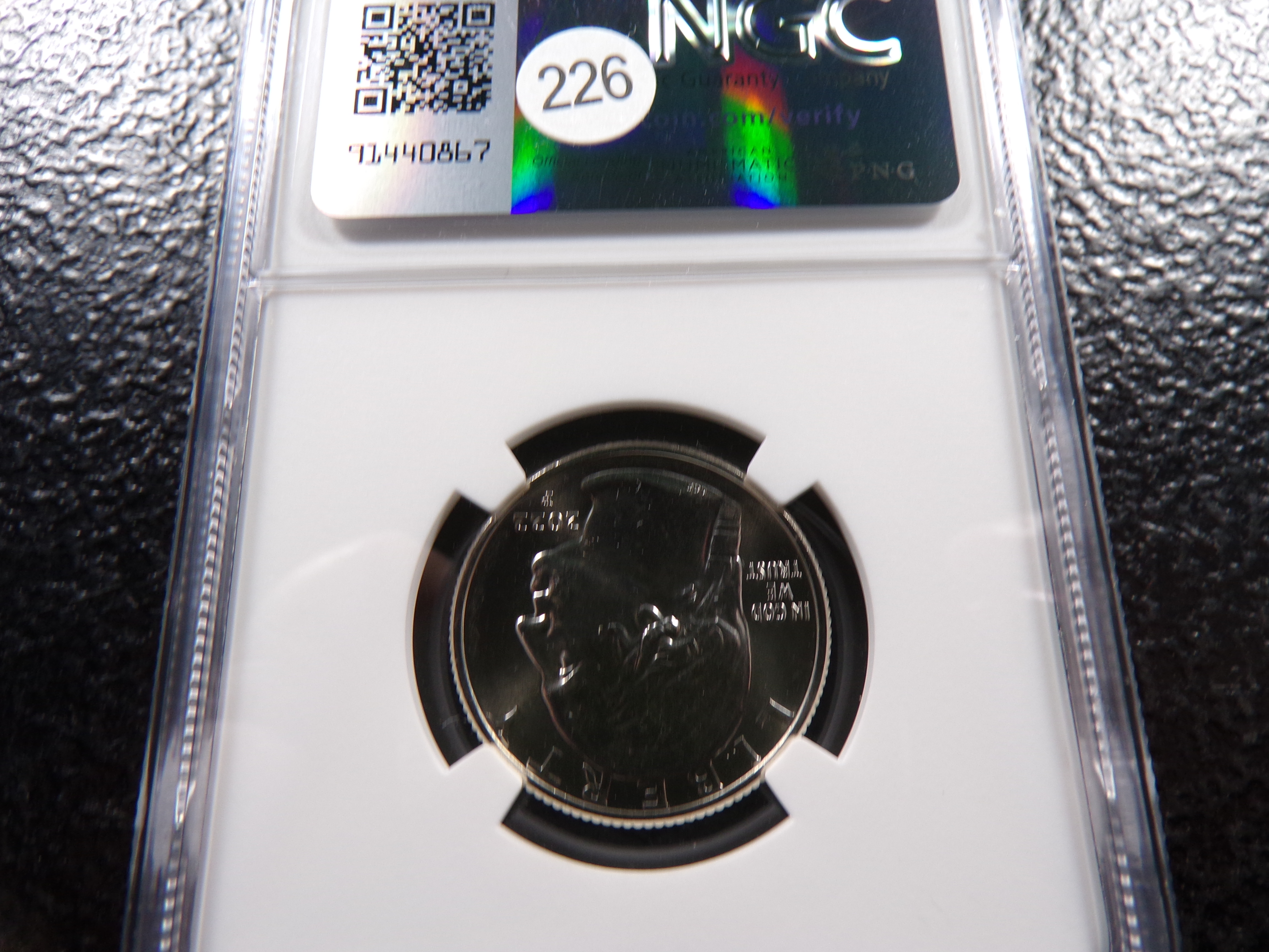 2022-P NGC MS68 WILMA MANKILLER QUARTER