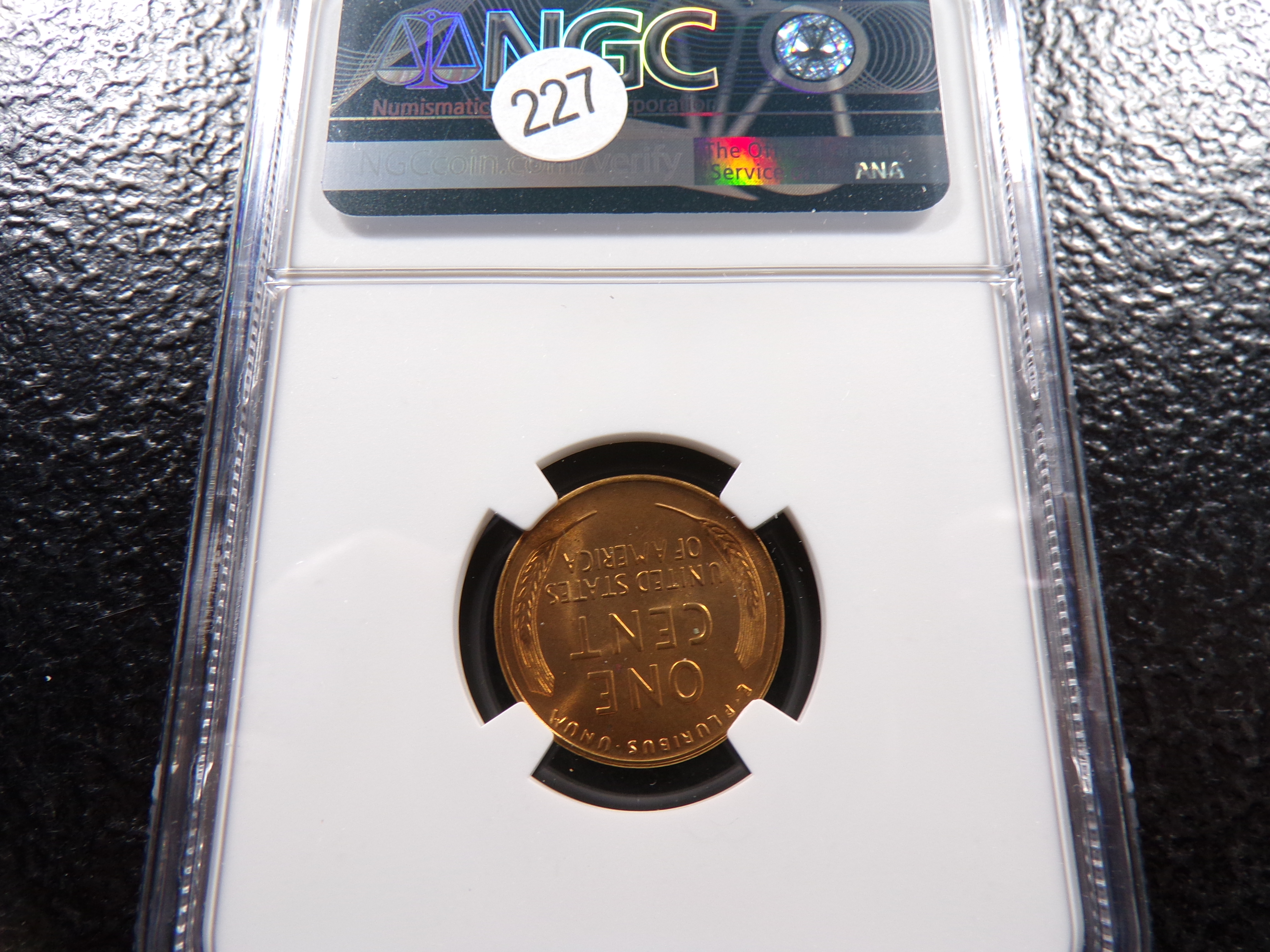 1947-S NGC MS66RD LINCOLN WHEAT CENT