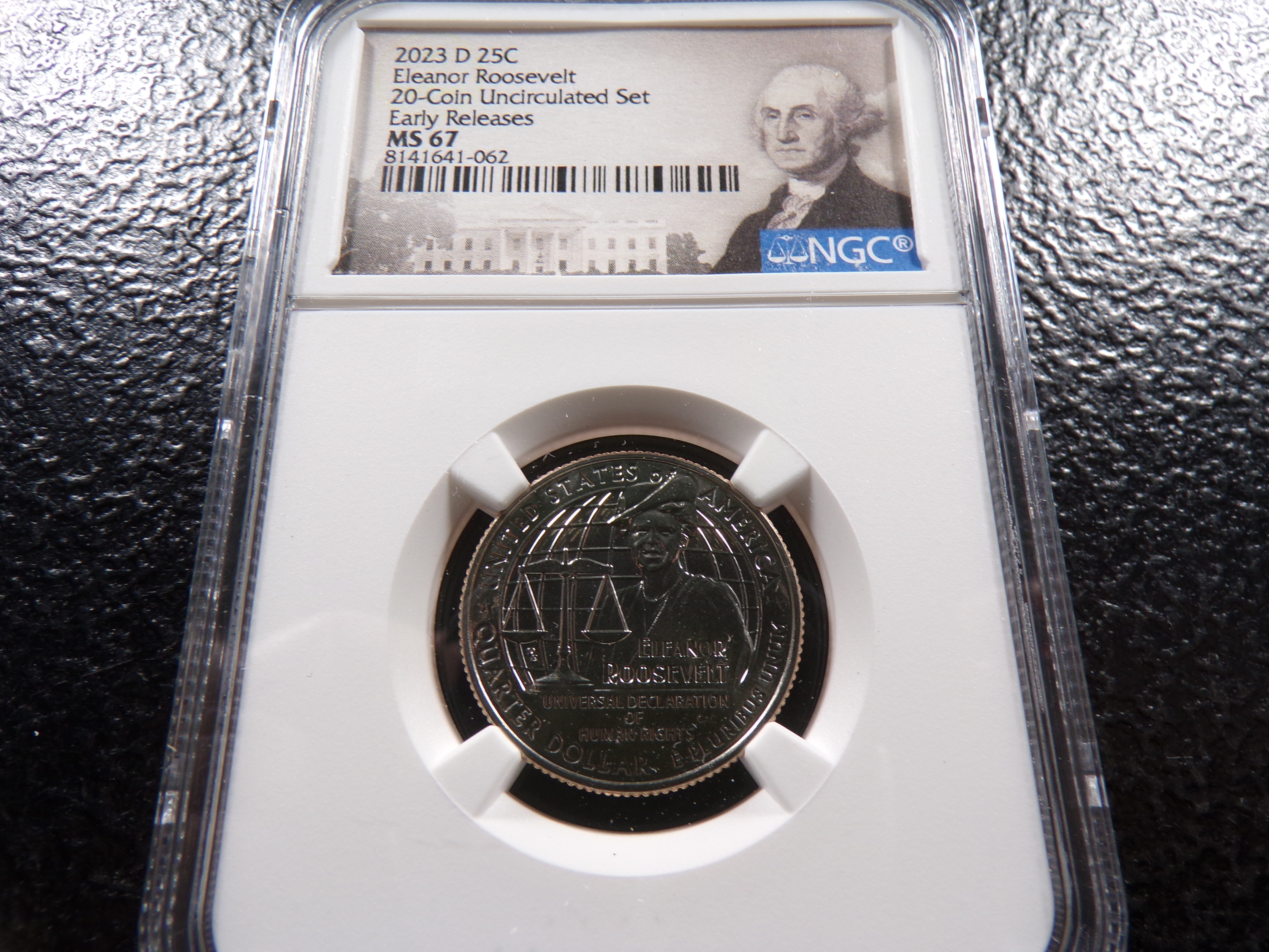 2023-D NGC MS67 ELEANOR ROOSEVELT QUARTER