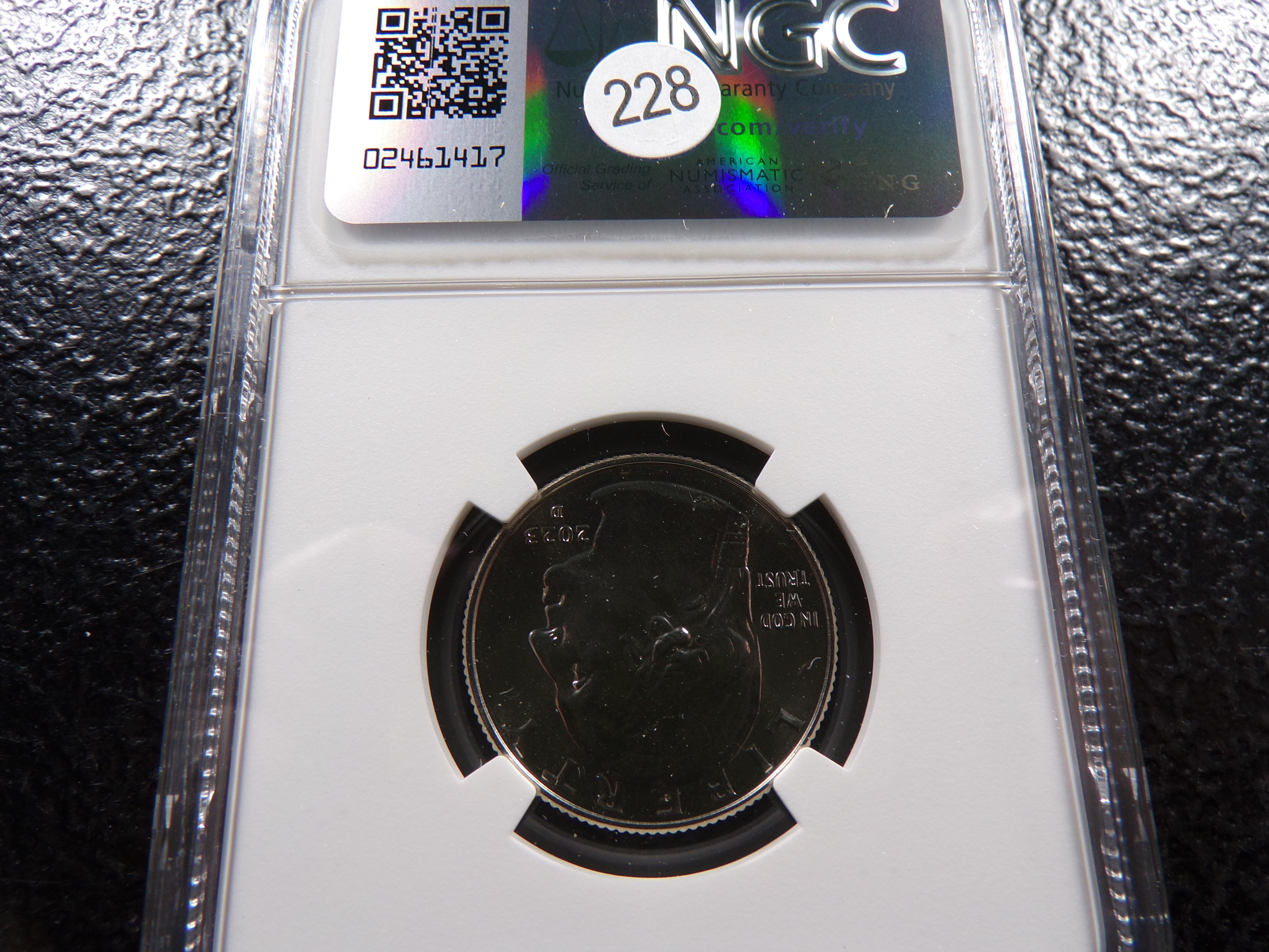 2023-D NGC MS67 ELEANOR ROOSEVELT QUARTER