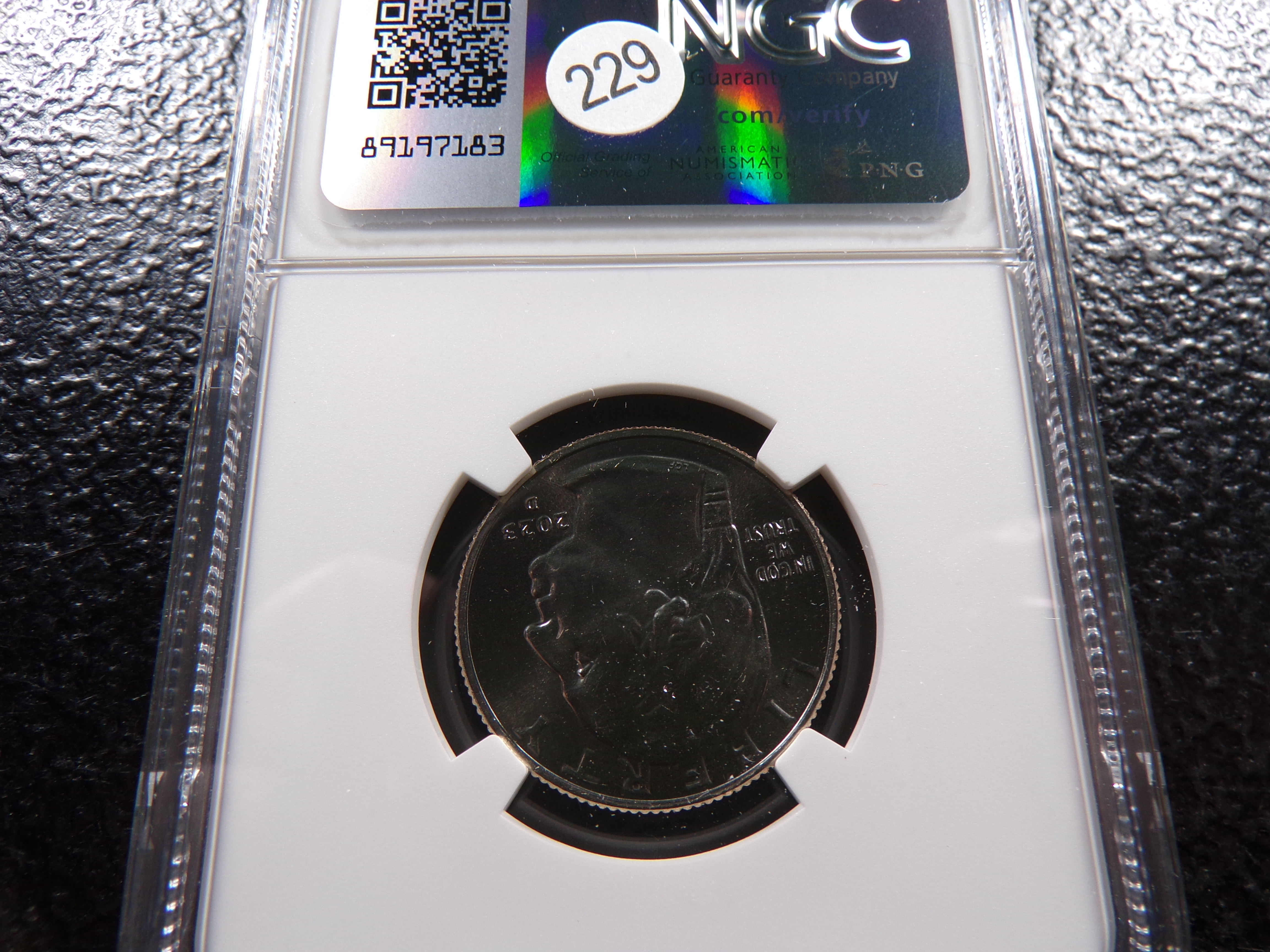 2023-D NGC MS67 BESSIE COLEMAN QUARTER