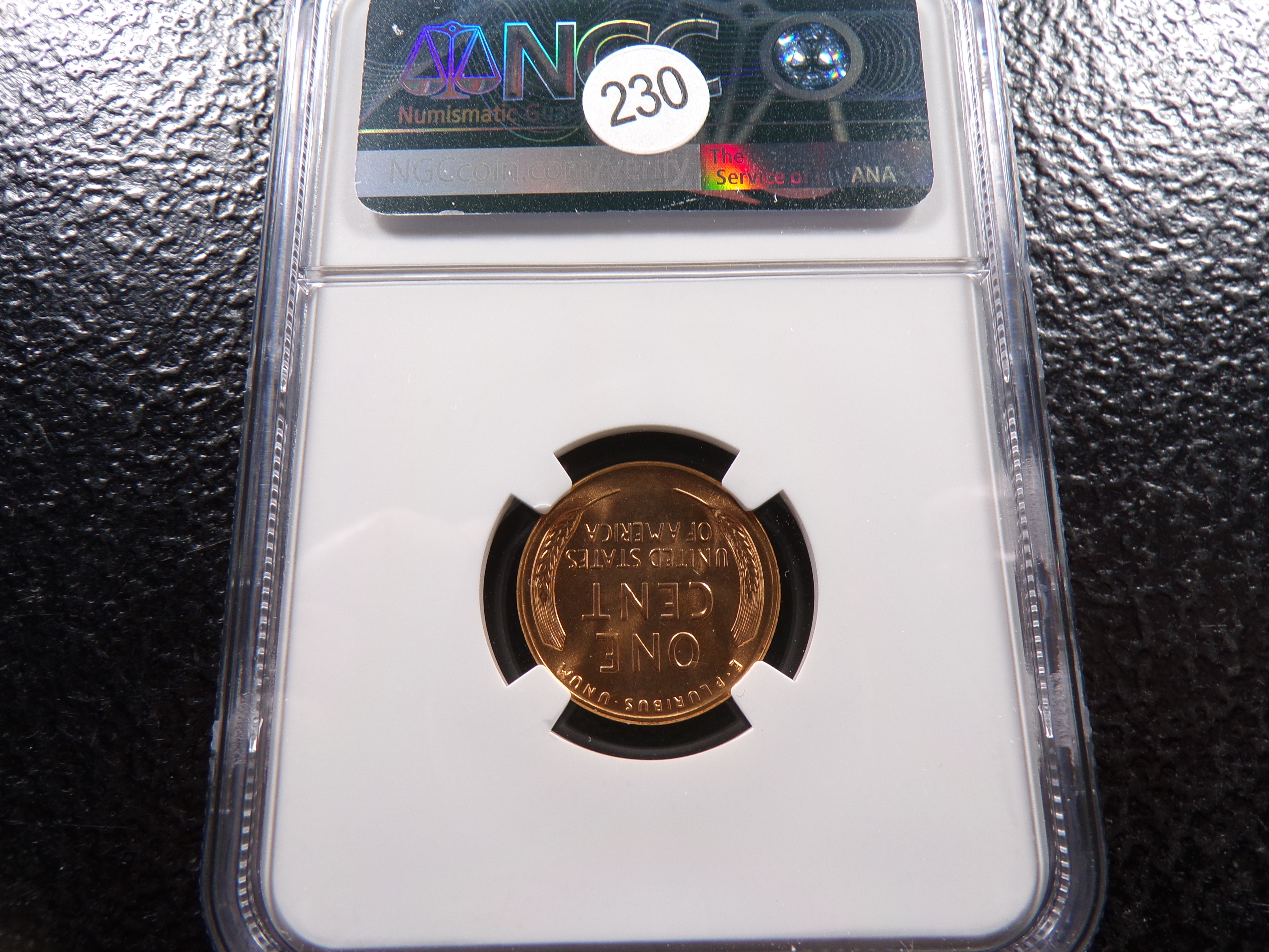 1955-S NGC MS66RD LINCOLN WHEAT CENT