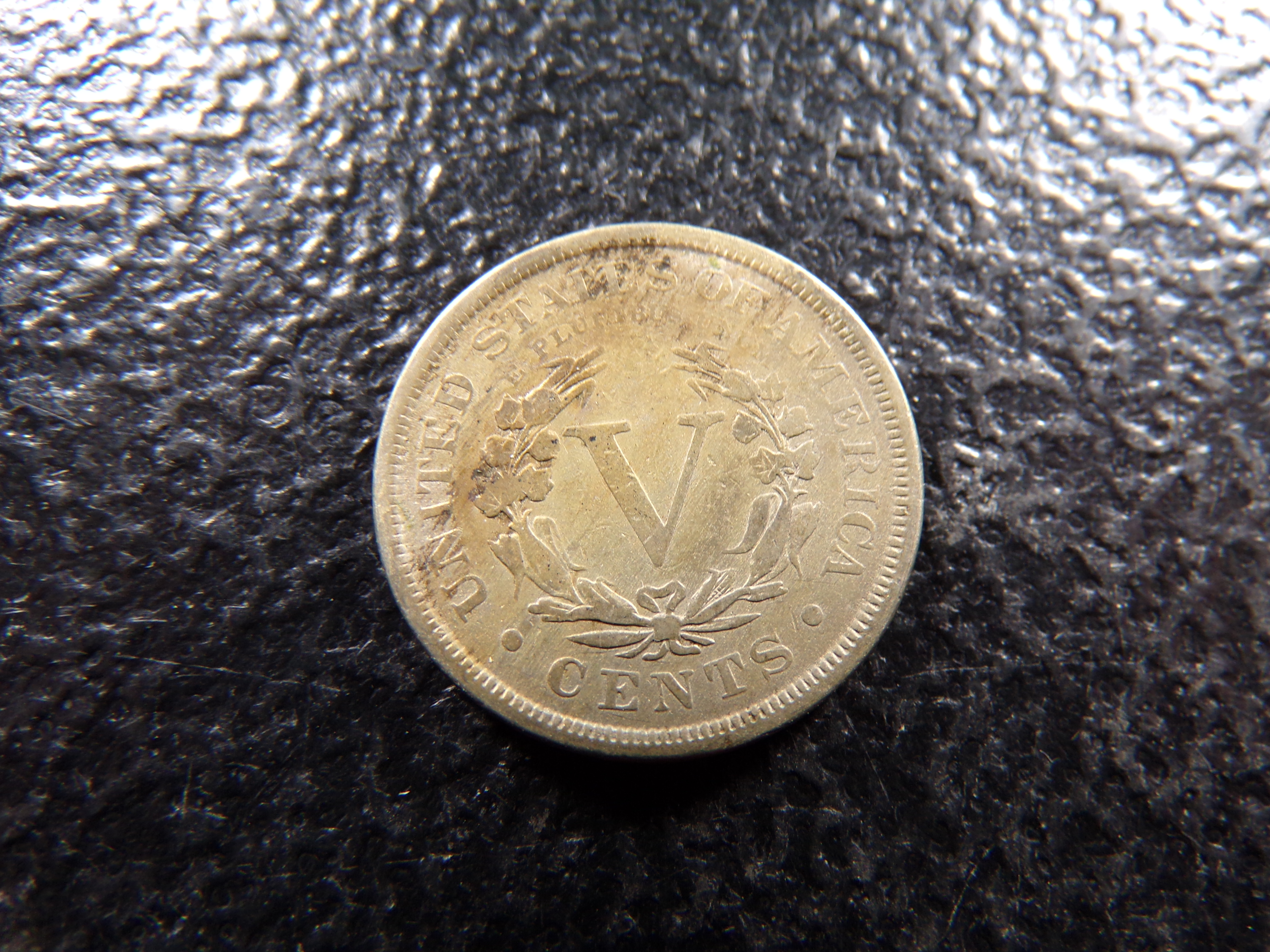 1890 LIBERTY HEAD V NICKEL